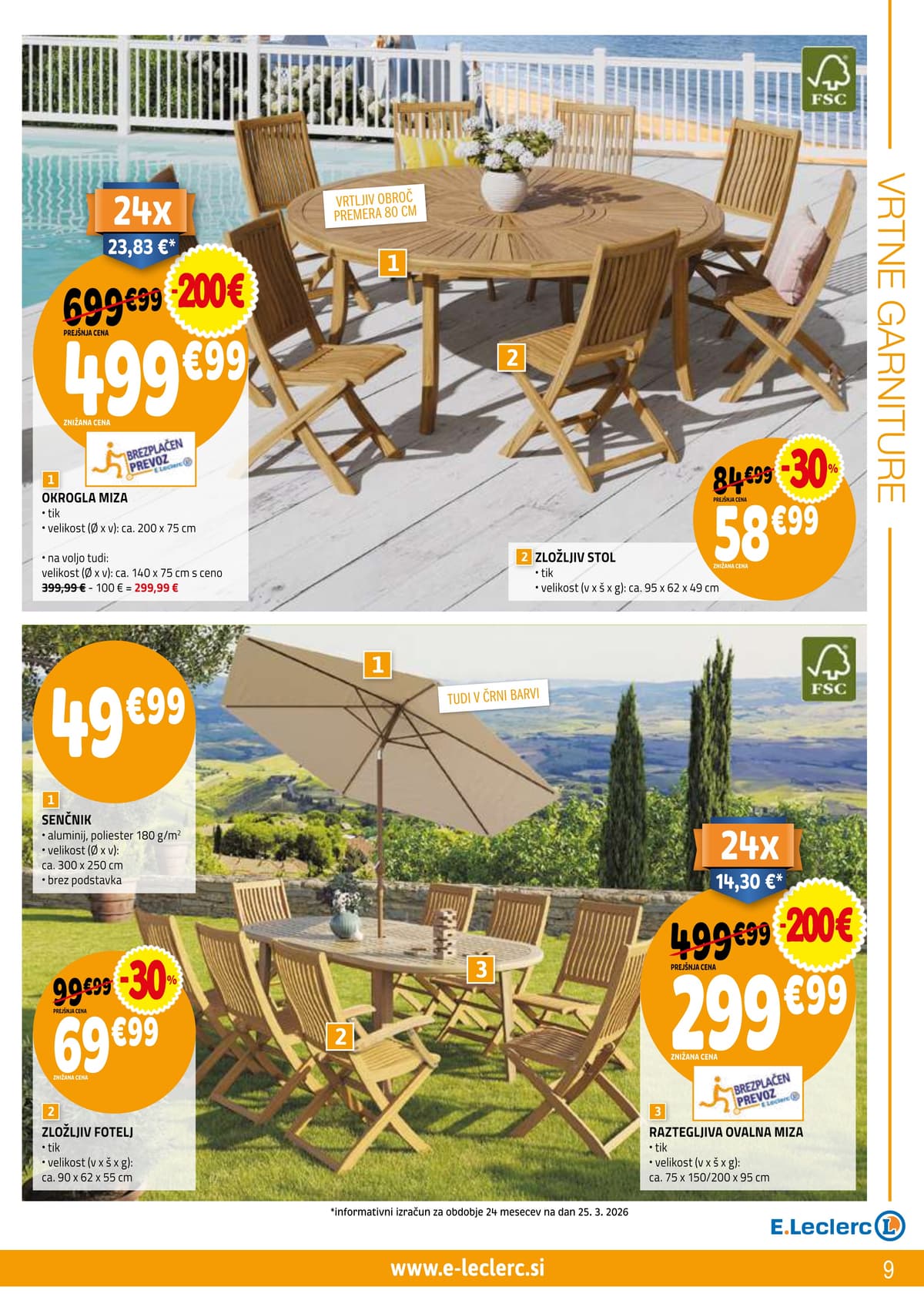 Stran 9. E.Leclerc kataloga - Vse Za Teraso