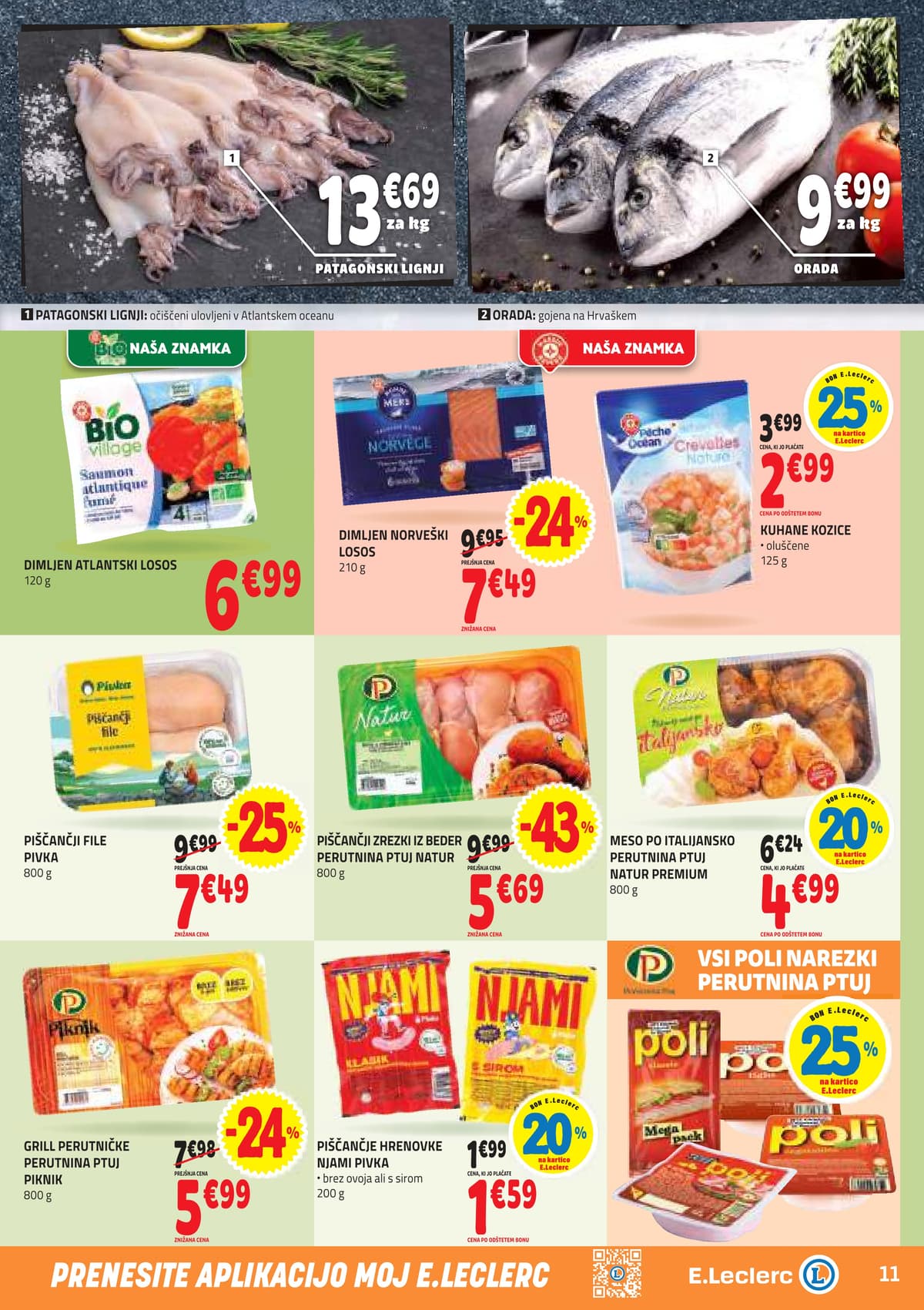 Stran 11. E.Leclerc kataloga - Akcijska Ponudba od 13.04.2026.