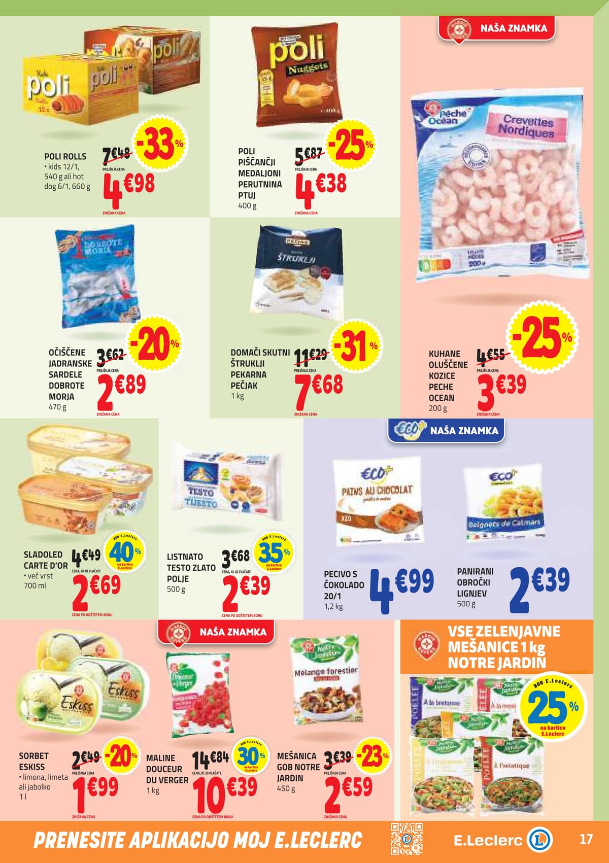 Stran 17. E.Leclerc kataloga - Akcijska Ponudba od 13.04.2026.