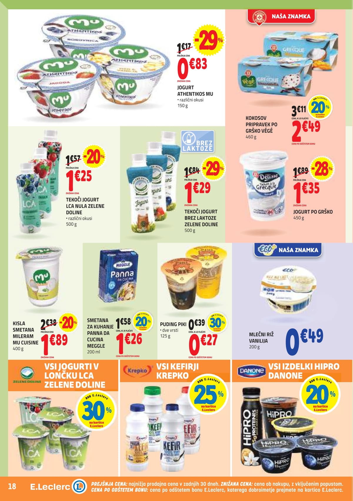 Stran 18. E.Leclerc kataloga - Akcijska Ponudba