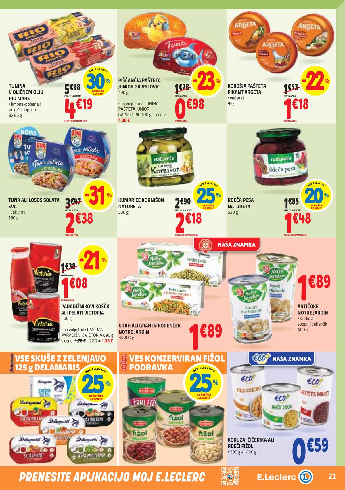 Stran 21. E.Leclerc kataloga - Akcijska Ponudba od 13.04.2026.