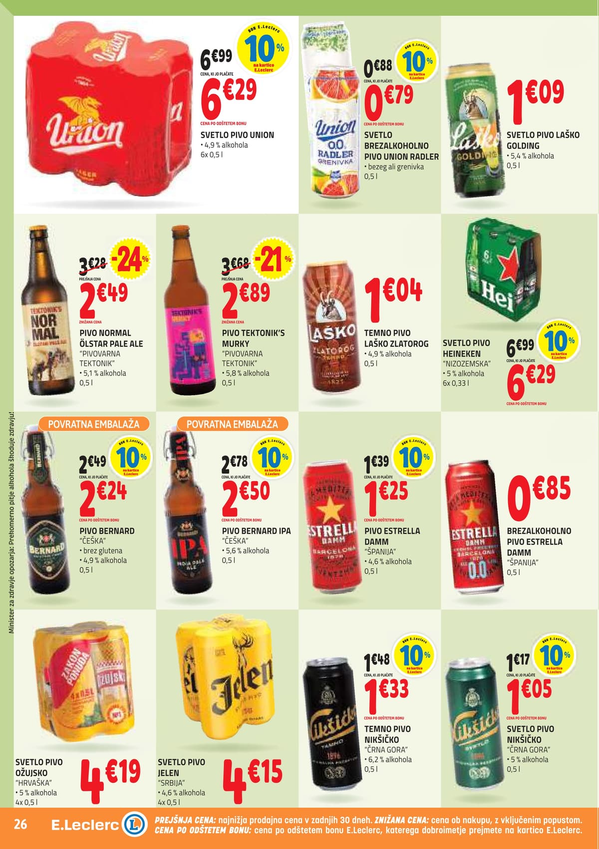 Stran 26. E.Leclerc kataloga - Akcijska Ponudba od 13.04.2026.