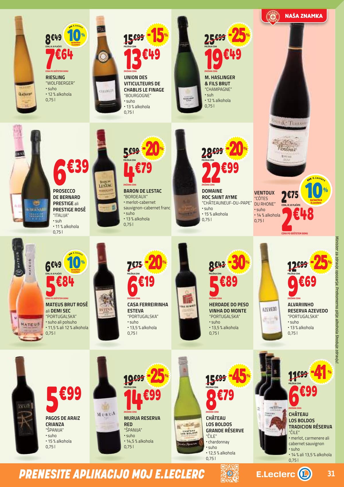 Stran 31. E.Leclerc kataloga - Akcijska Ponudba od 13.04.2026.