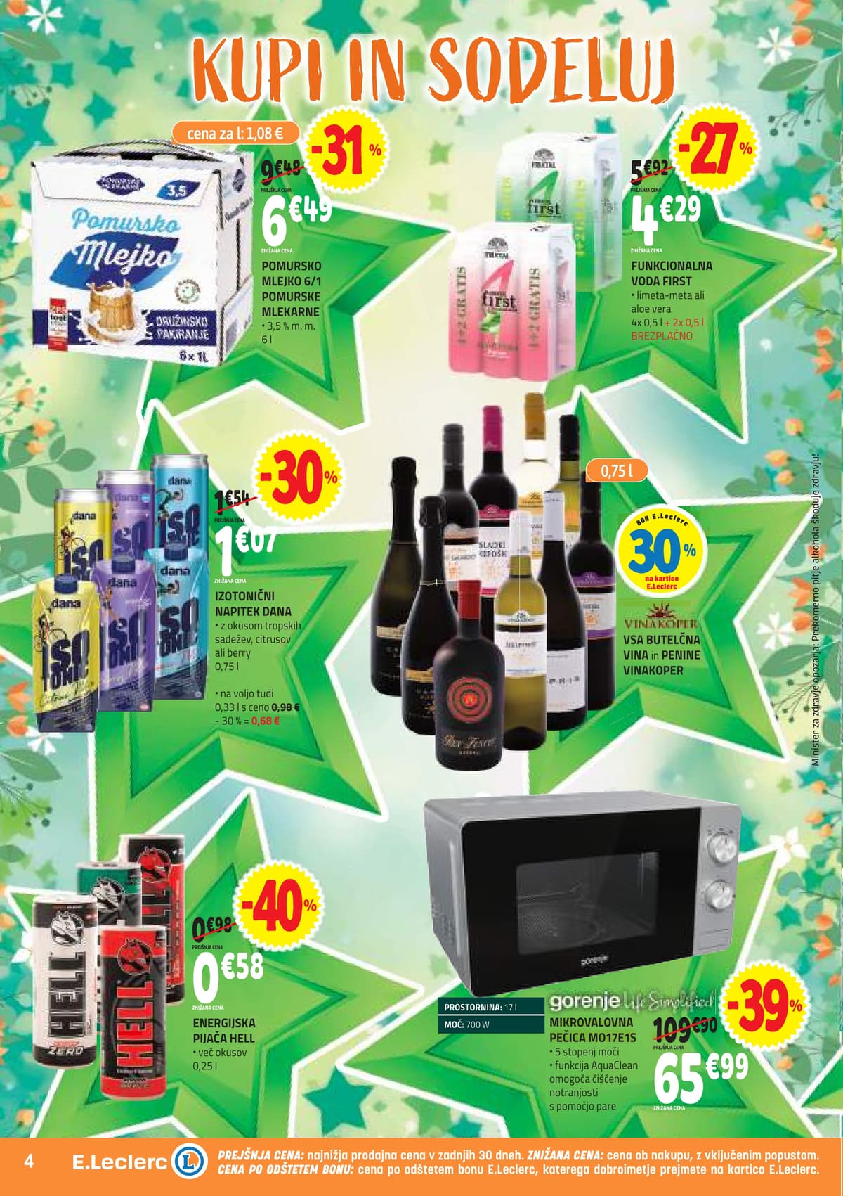 Stran 4. E.Leclerc kataloga - Akcijska Ponudba