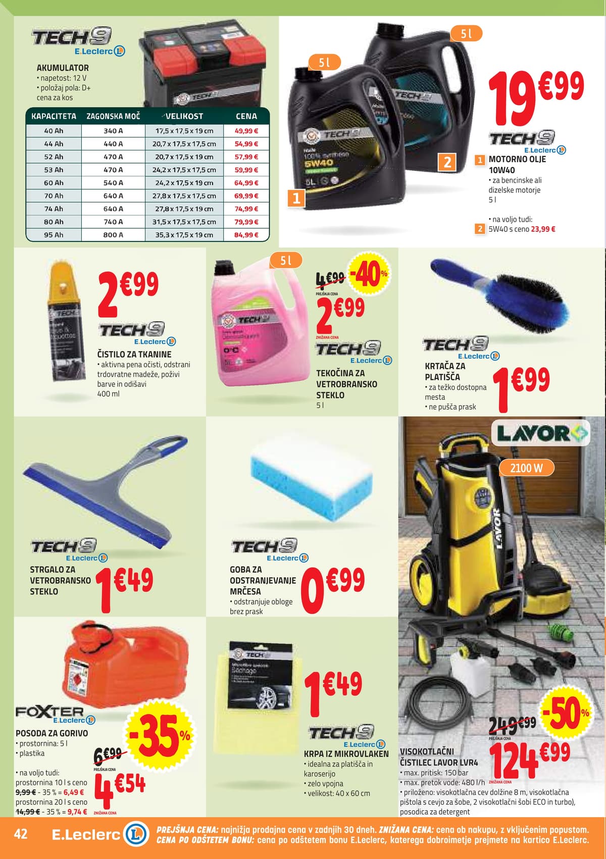 Stran 42. E.Leclerc kataloga - Akcijska Ponudba
