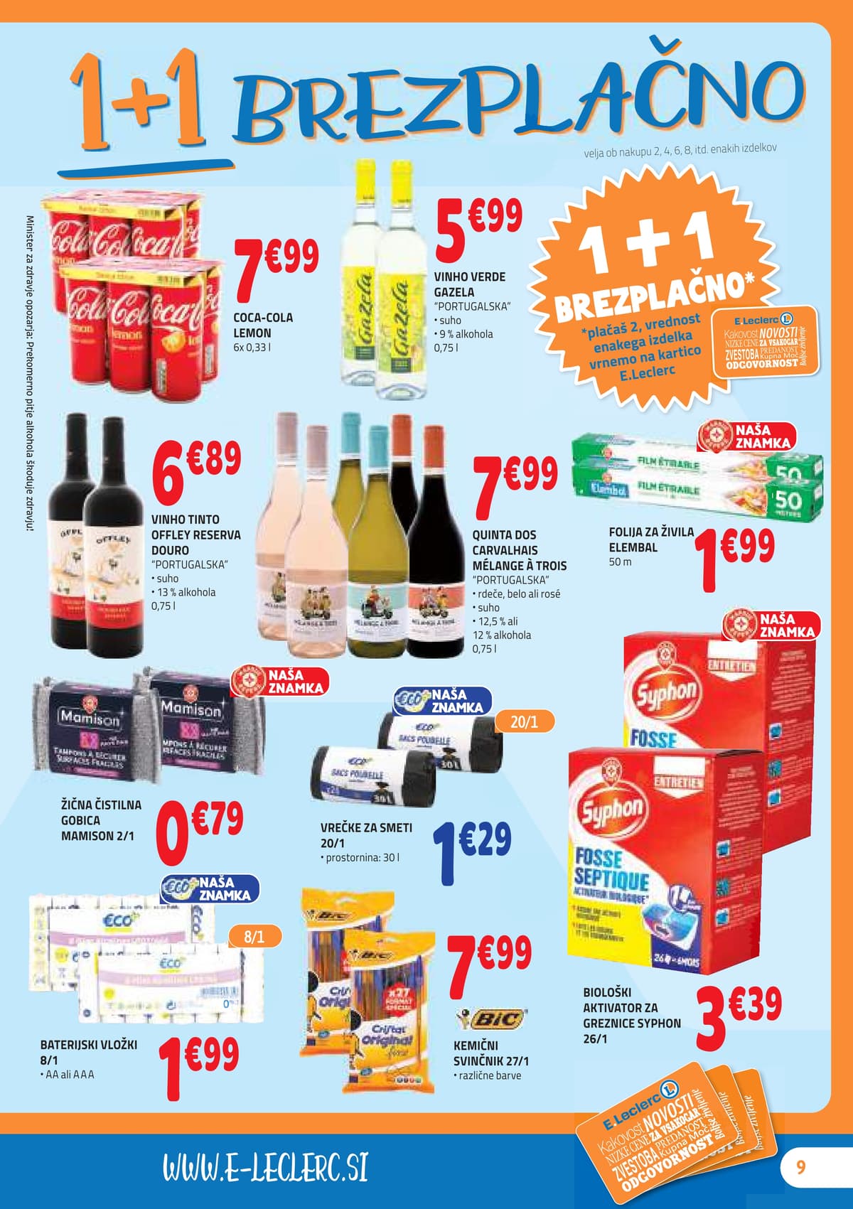 Stran 9. E.Leclerc kataloga - Akcijska Ponudba od 13.04.2026.