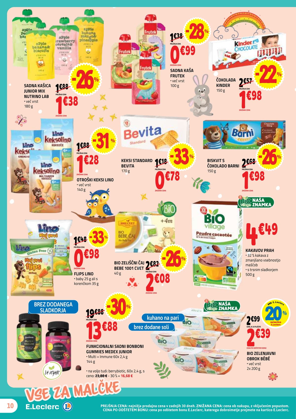Stran 10. E.Leclerc kataloga - Otroška Oprema