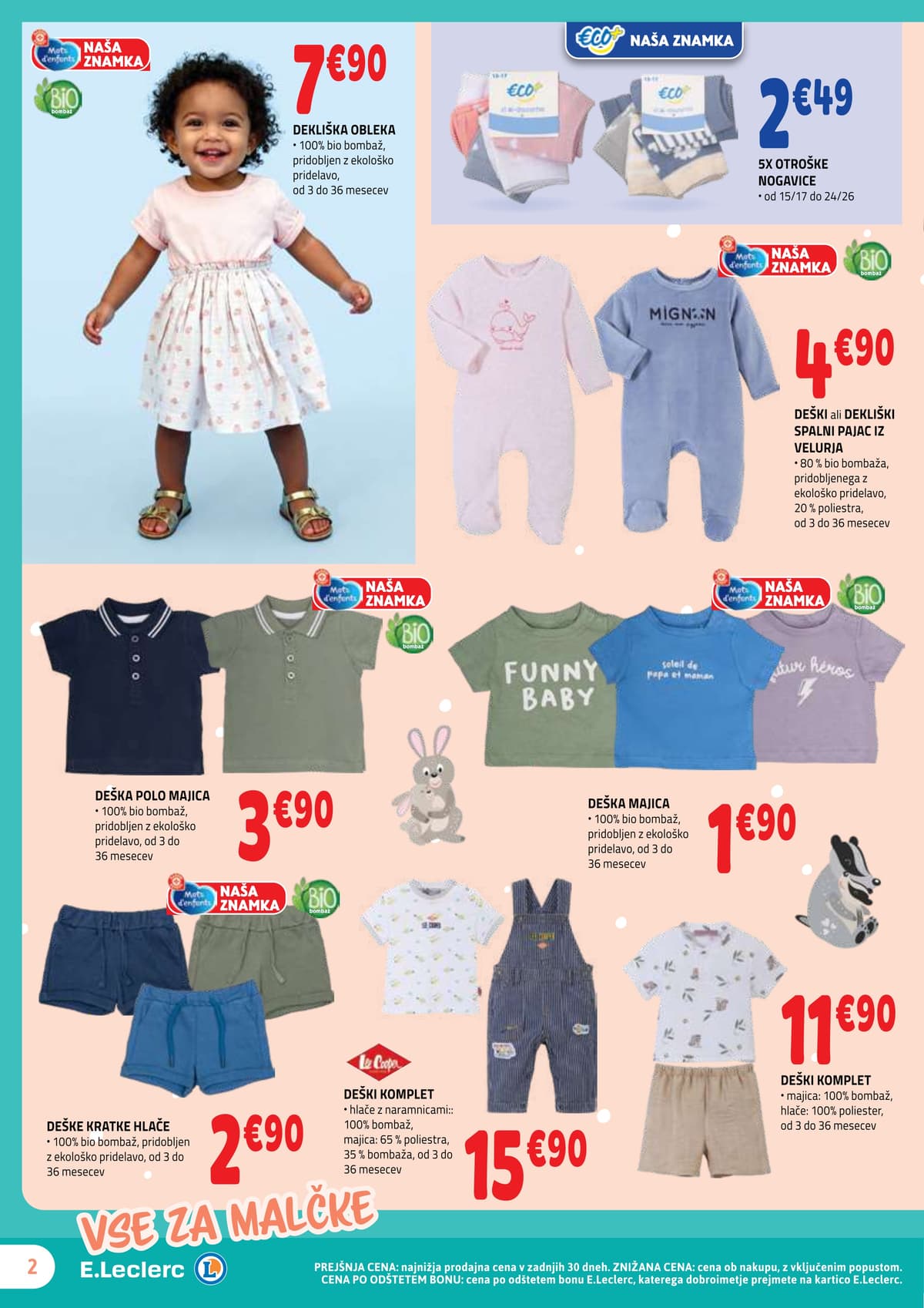 Stran 2. E.Leclerc kataloga - Otroška Oprema od 13.04.2026.