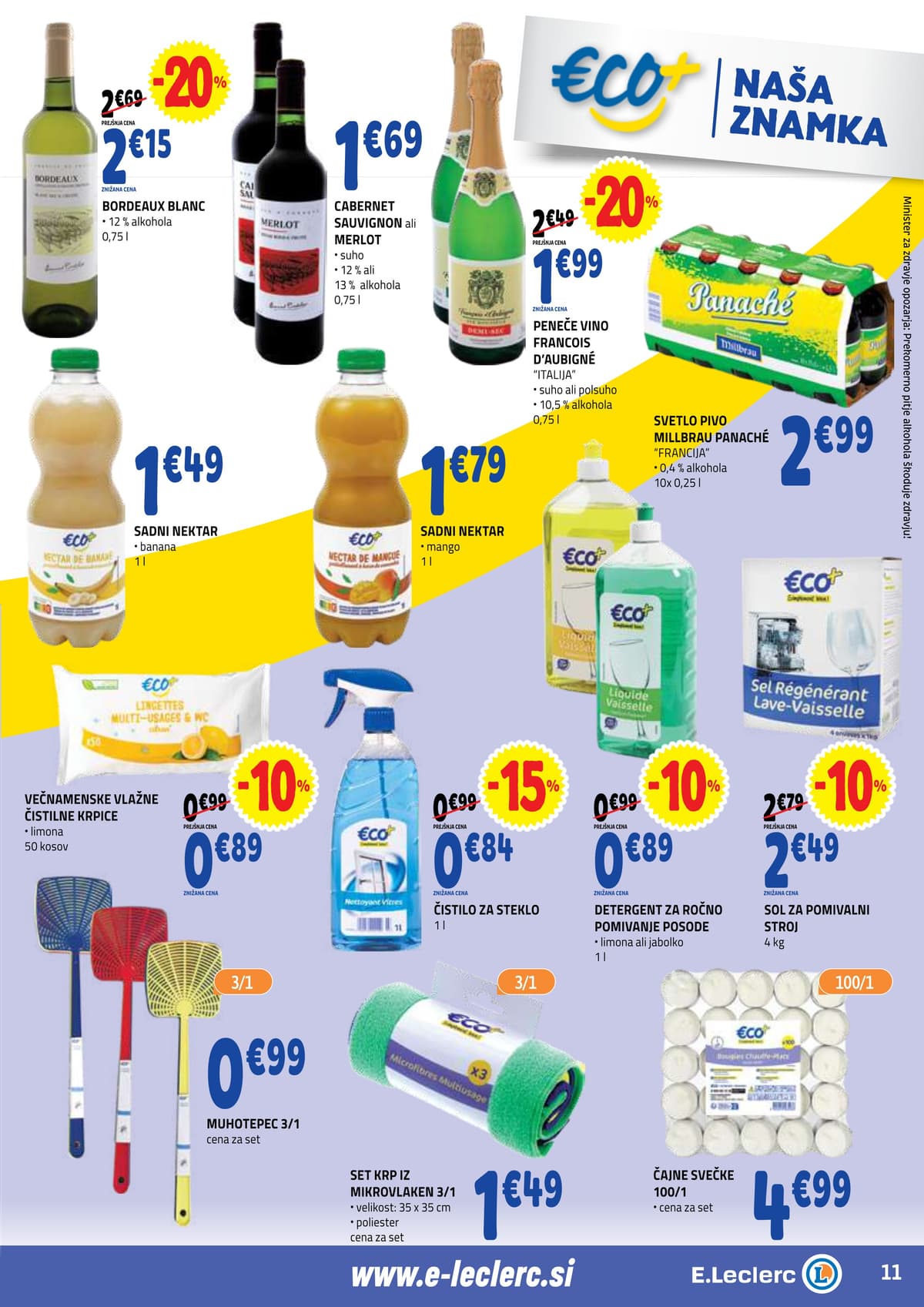 Stran 11. E.Leclerc kataloga - Akcijska Ponudba od 20.04.2026.