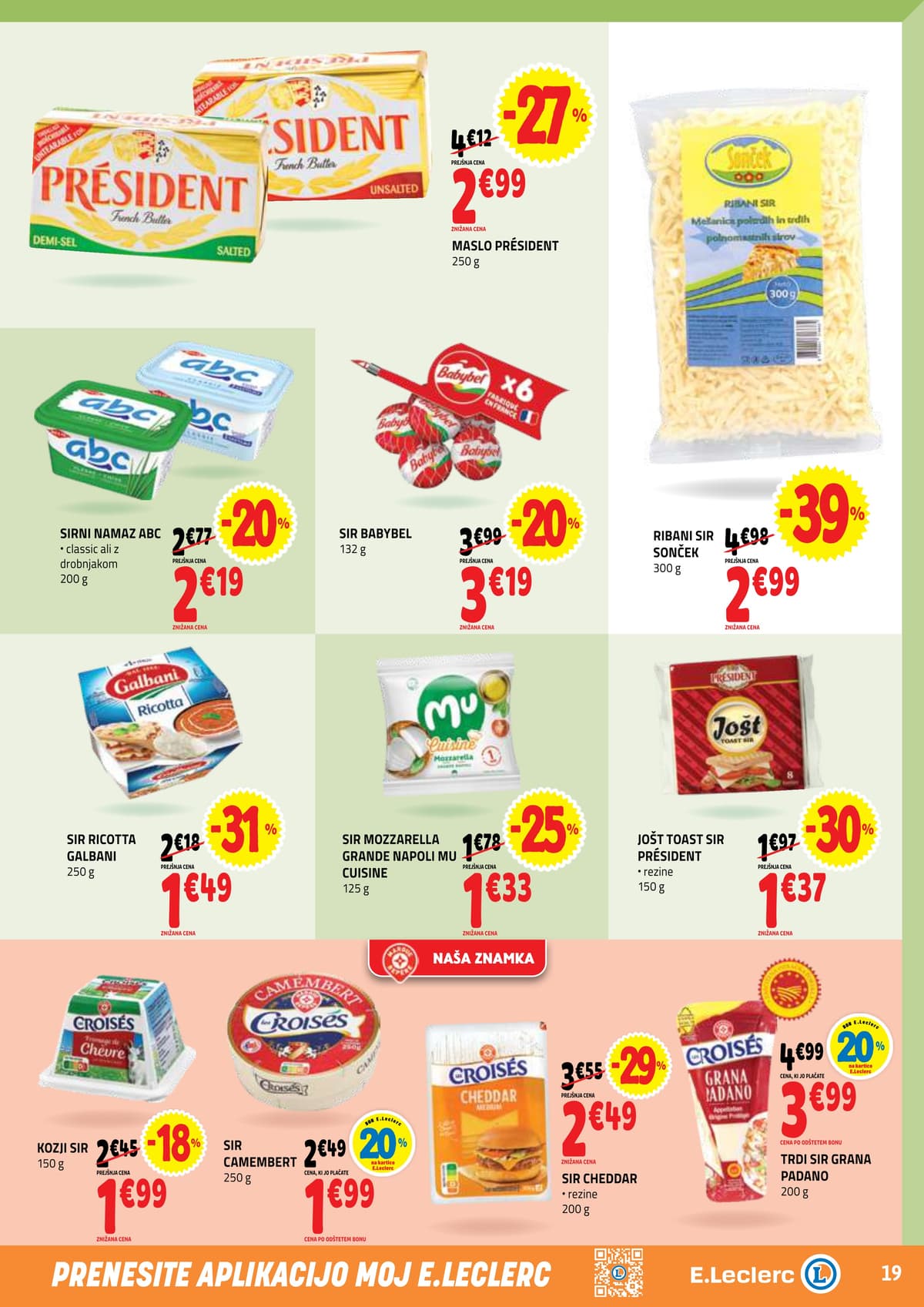Stran 19. E.Leclerc kataloga - Akcijska Ponudba od 20.04.2026.