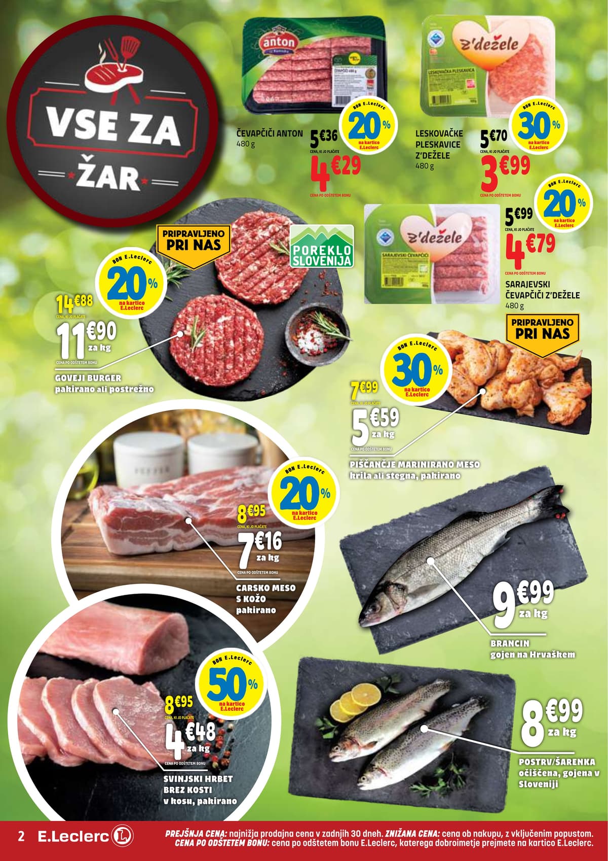 Stran 2. E.Leclerc kataloga - Akcijska Ponudba od 20.04.2026.
