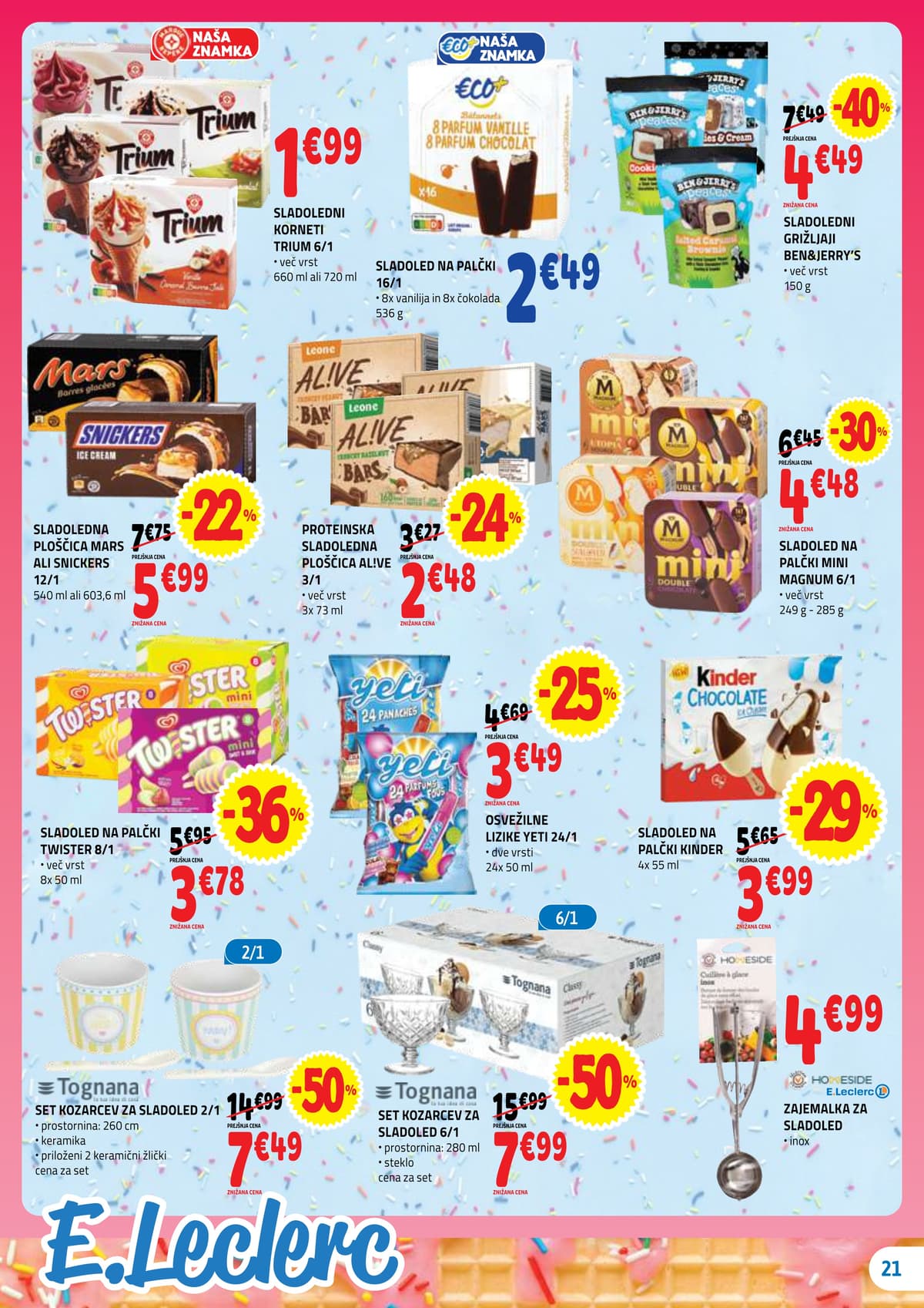 Stran 21. E.Leclerc kataloga - Akcijska Ponudba od 20.04.2026.