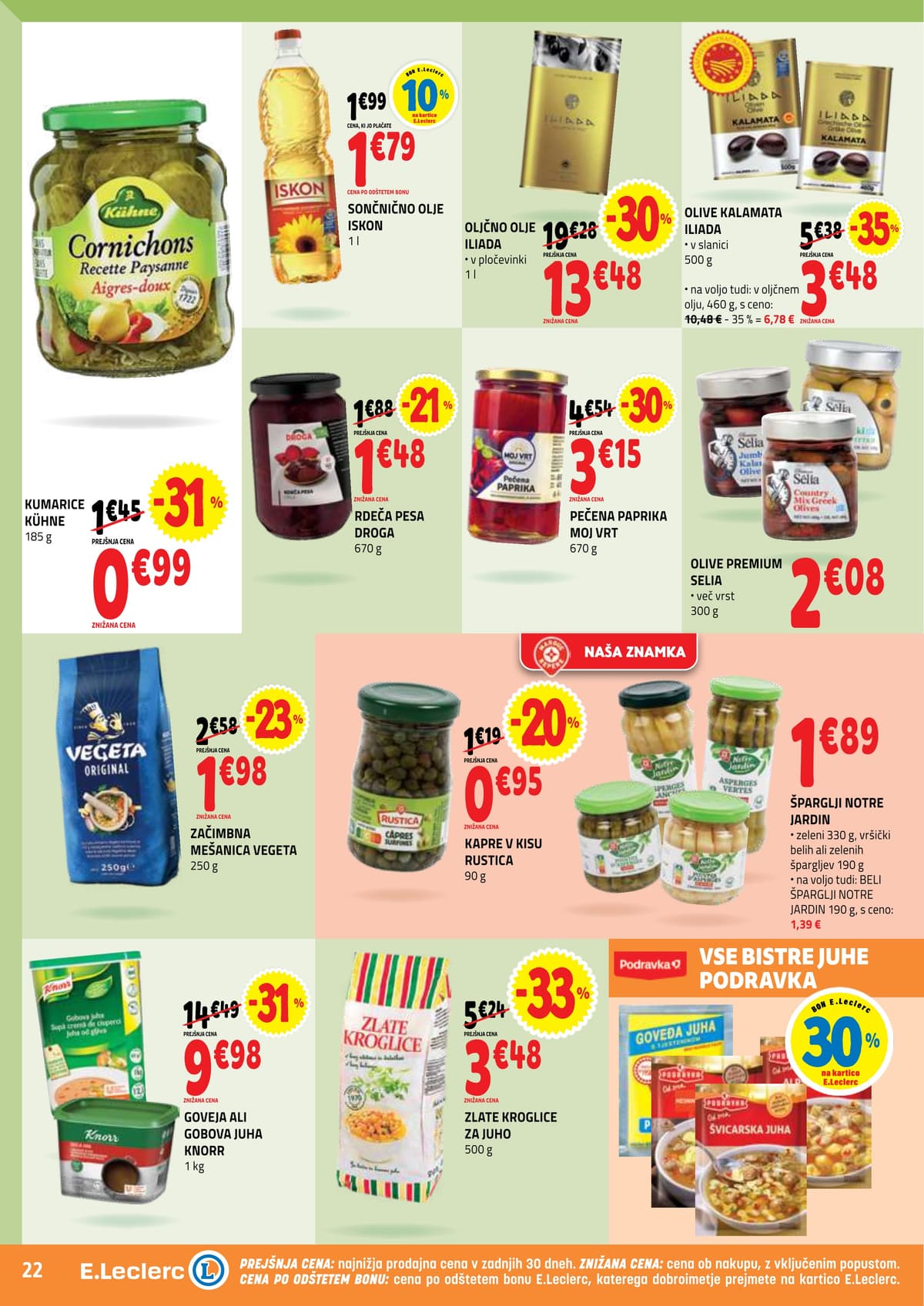 Stran 22. E.Leclerc kataloga - Akcijska Ponudba od 20.04.2026.