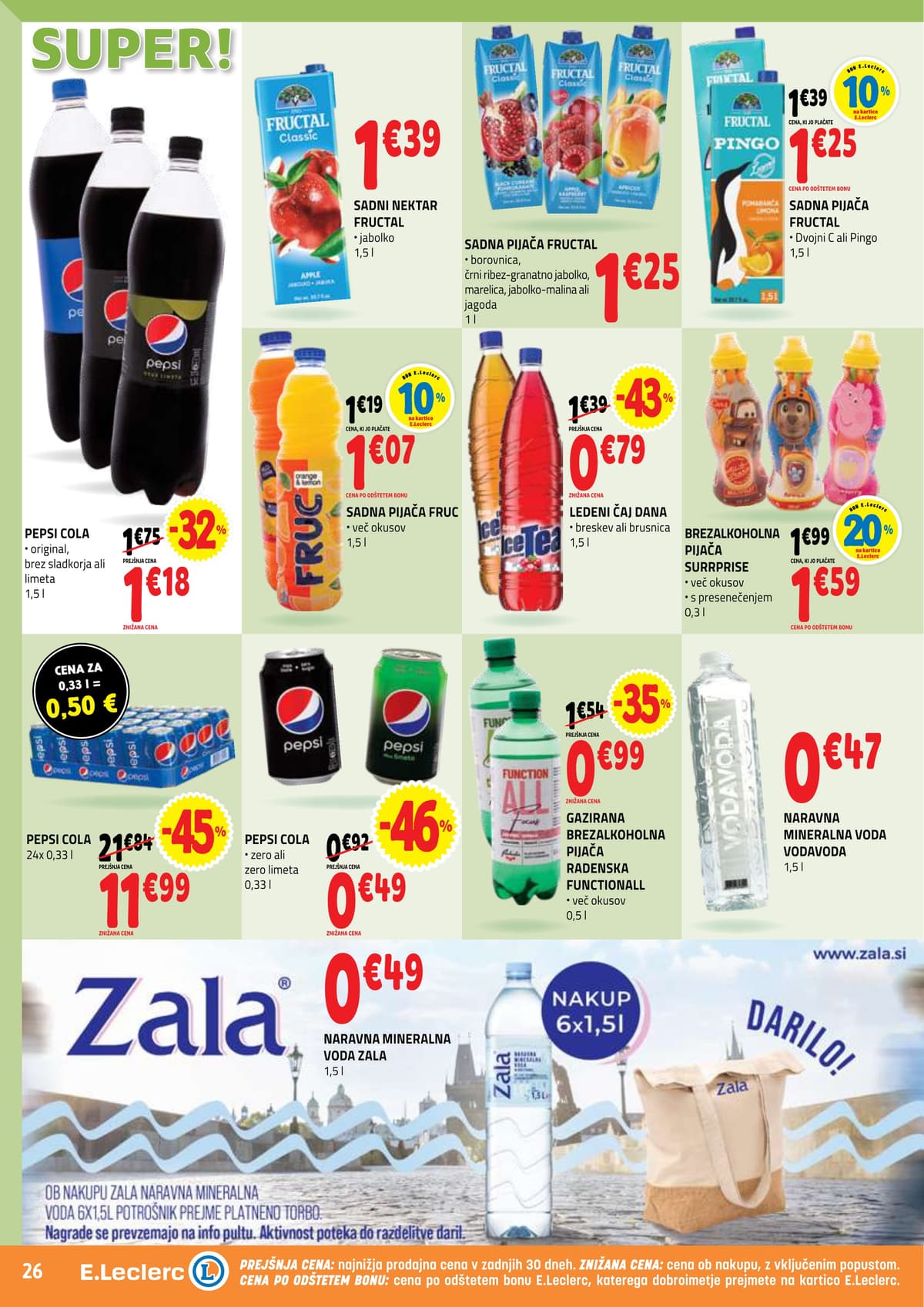 Stran 26. E.Leclerc kataloga - Akcijska Ponudba od 20.04.2026.