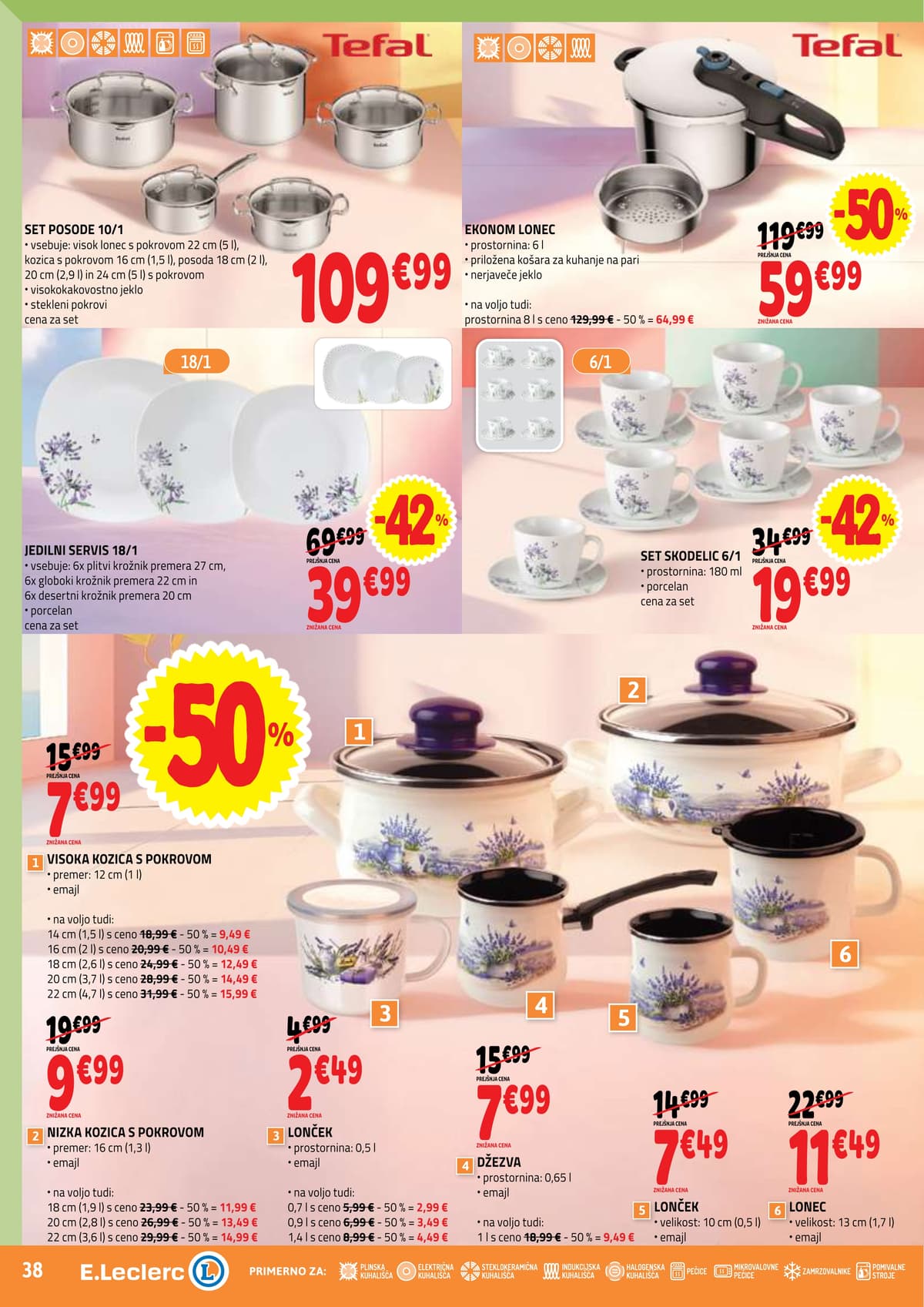 Stran 38. E.Leclerc kataloga - Akcijska Ponudba