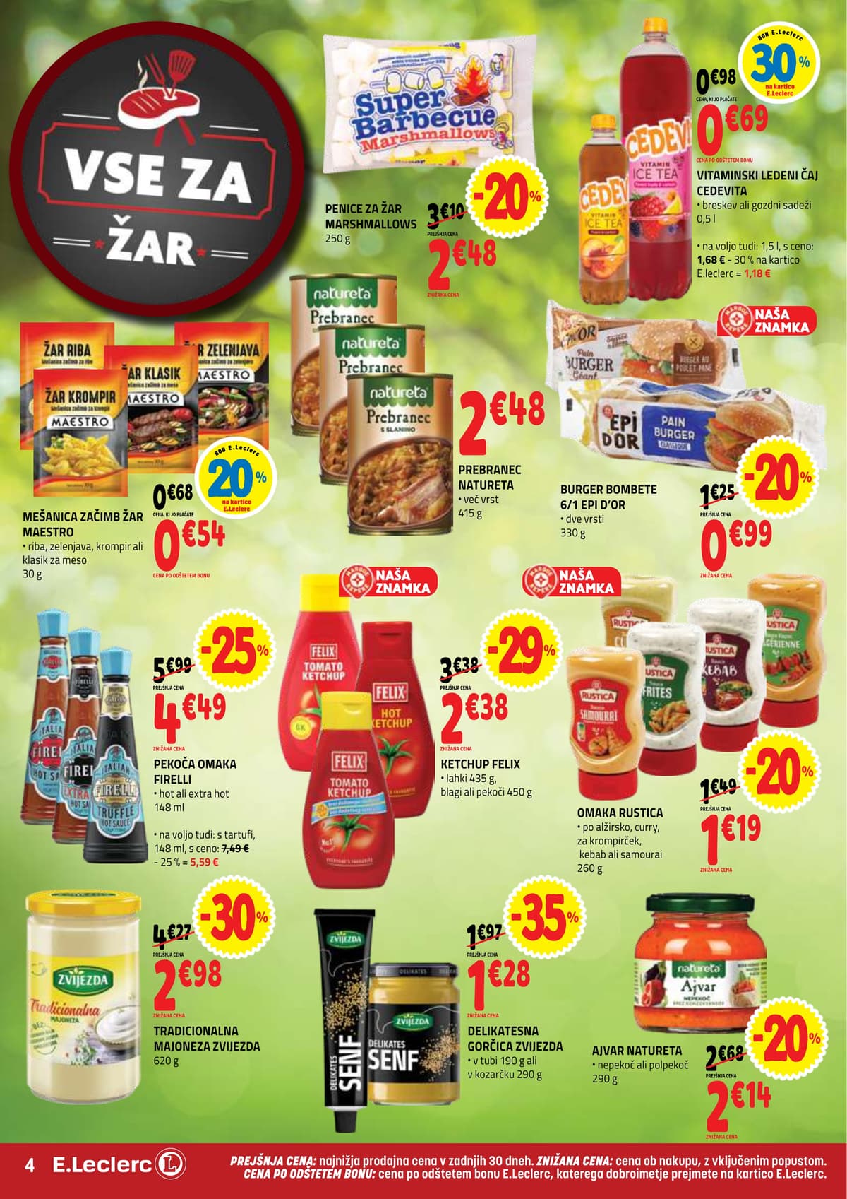 Stran 4. E.Leclerc kataloga - Akcijska Ponudba od 20.04.2026.