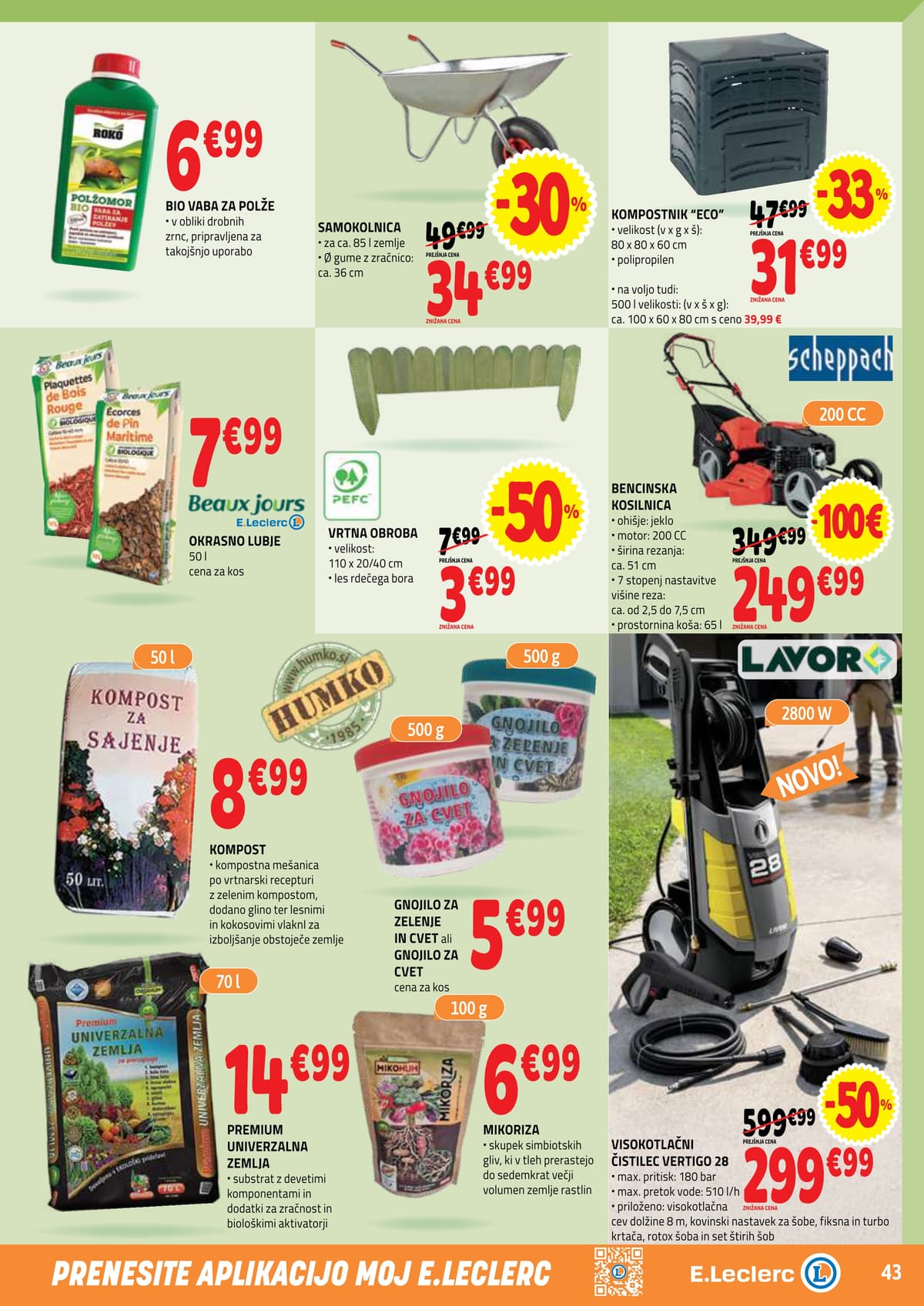 Stran 43. E.Leclerc kataloga - Akcijska Ponudba od 20.04.2026.