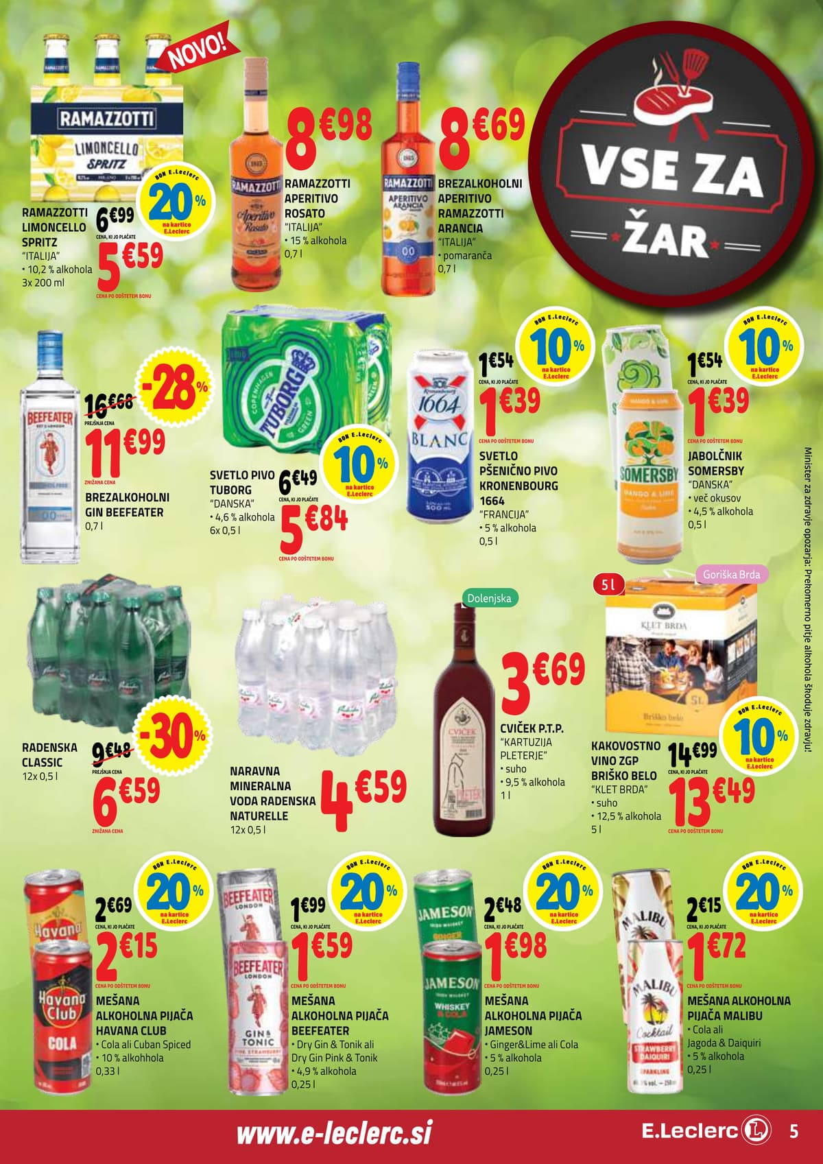 Stran 5. E.Leclerc kataloga - Akcijska Ponudba od 20.04.2026.