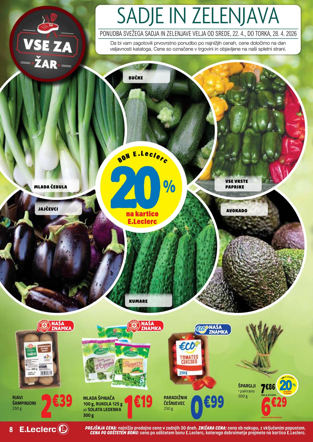 Stran 8. E.Leclerc kataloga - Akcijska Ponudba od 20.04.2026.