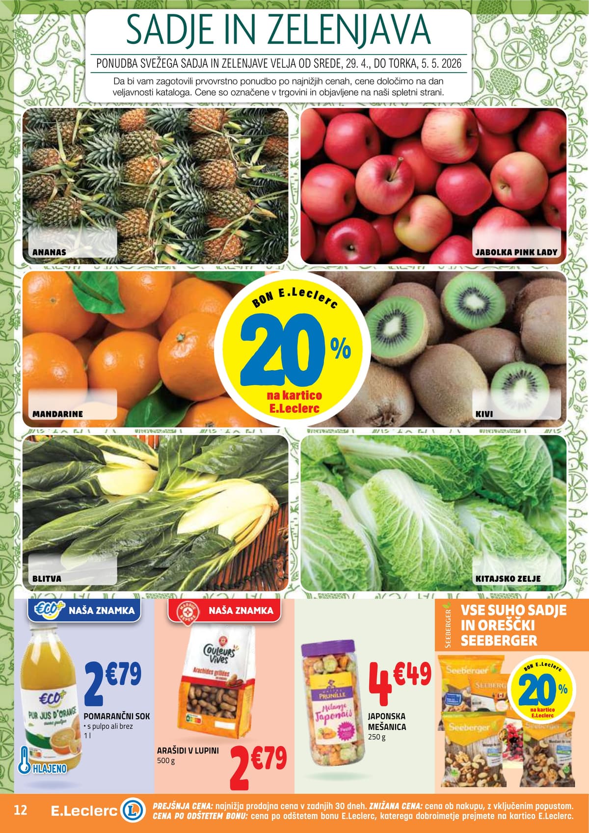 Stran 12. E.Leclerc kataloga - Akcijska Ponudba od 28.04.2026.