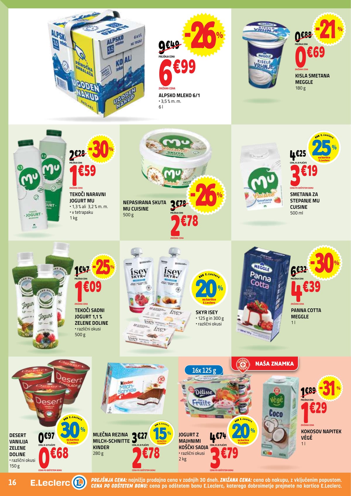 Stran 16. E.Leclerc kataloga - Akcijska Ponudba od 28.04.2026.