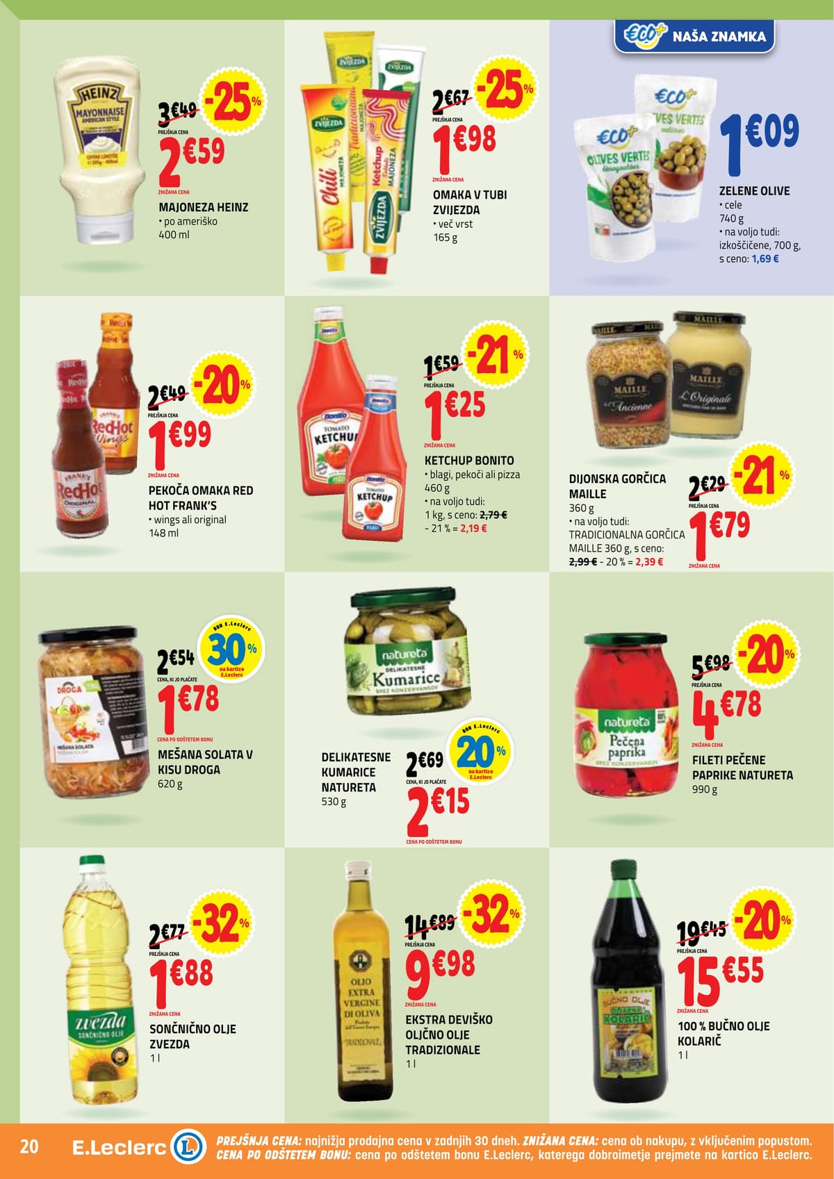 Stran 20. E.Leclerc kataloga - Akcijska Ponudba