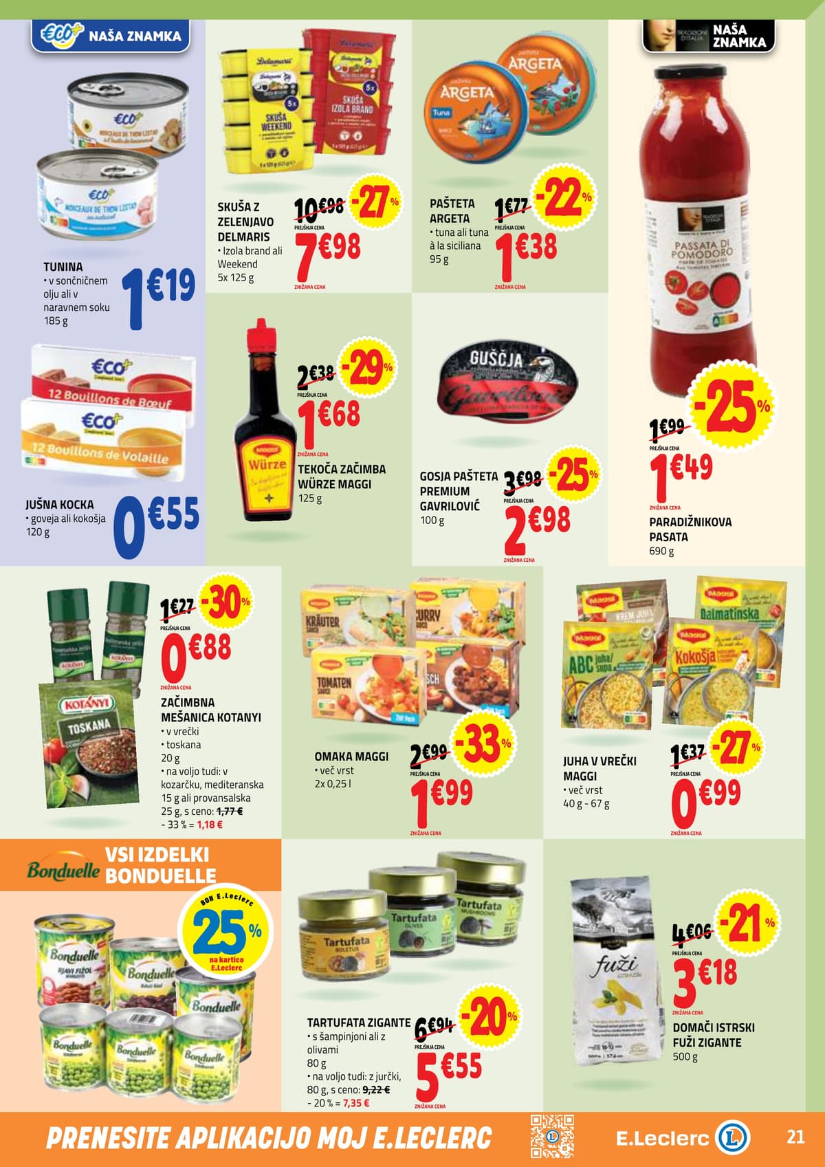 Stran 21. E.Leclerc kataloga - Akcijska Ponudba