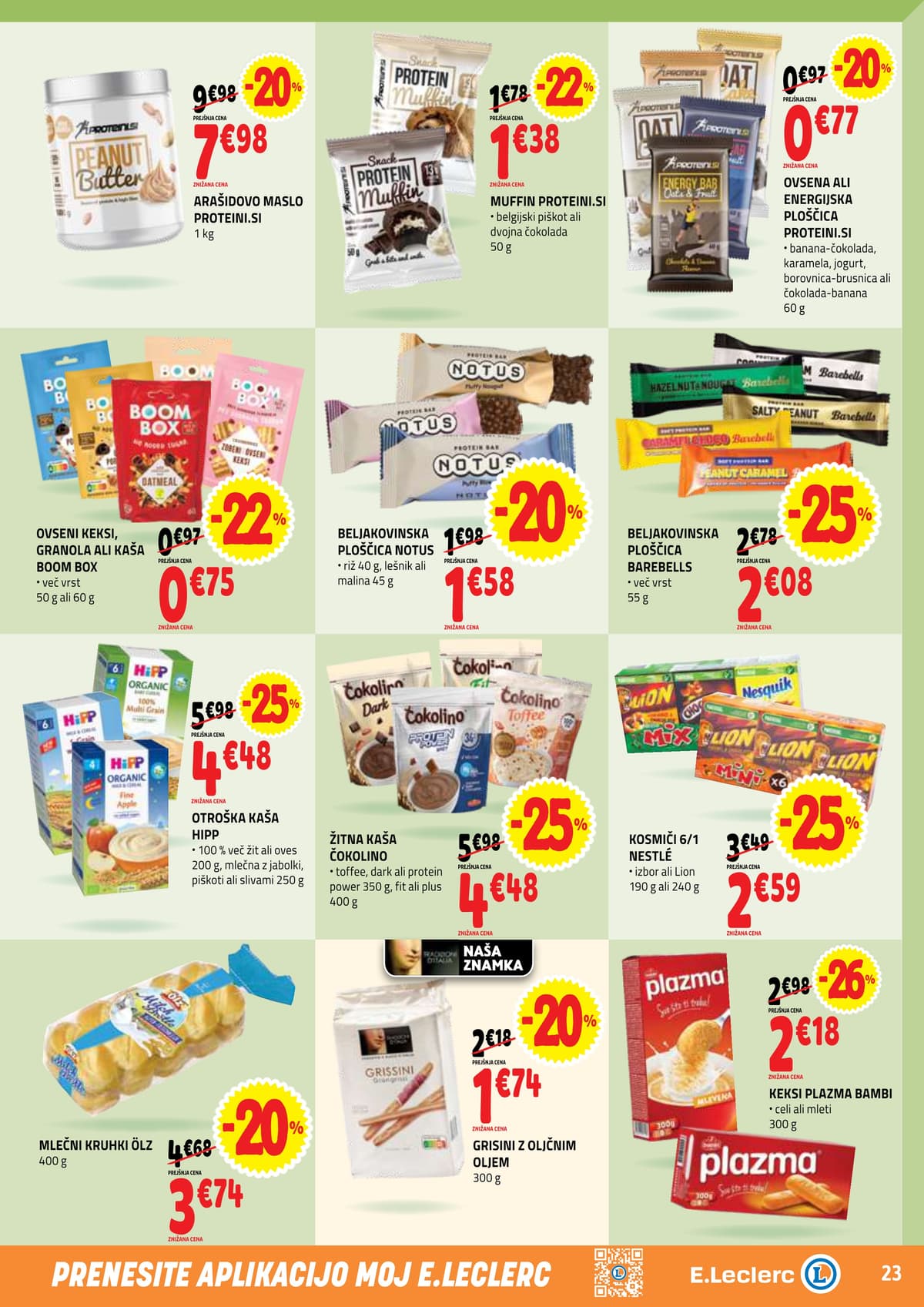 Stran 23. E.Leclerc kataloga - Akcijska Ponudba od 28.04.2026.