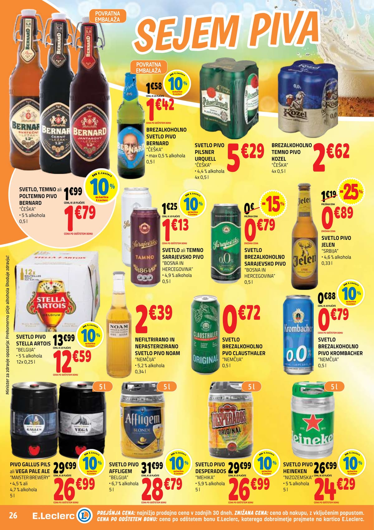 Stran 26. E.Leclerc kataloga - Akcijska Ponudba