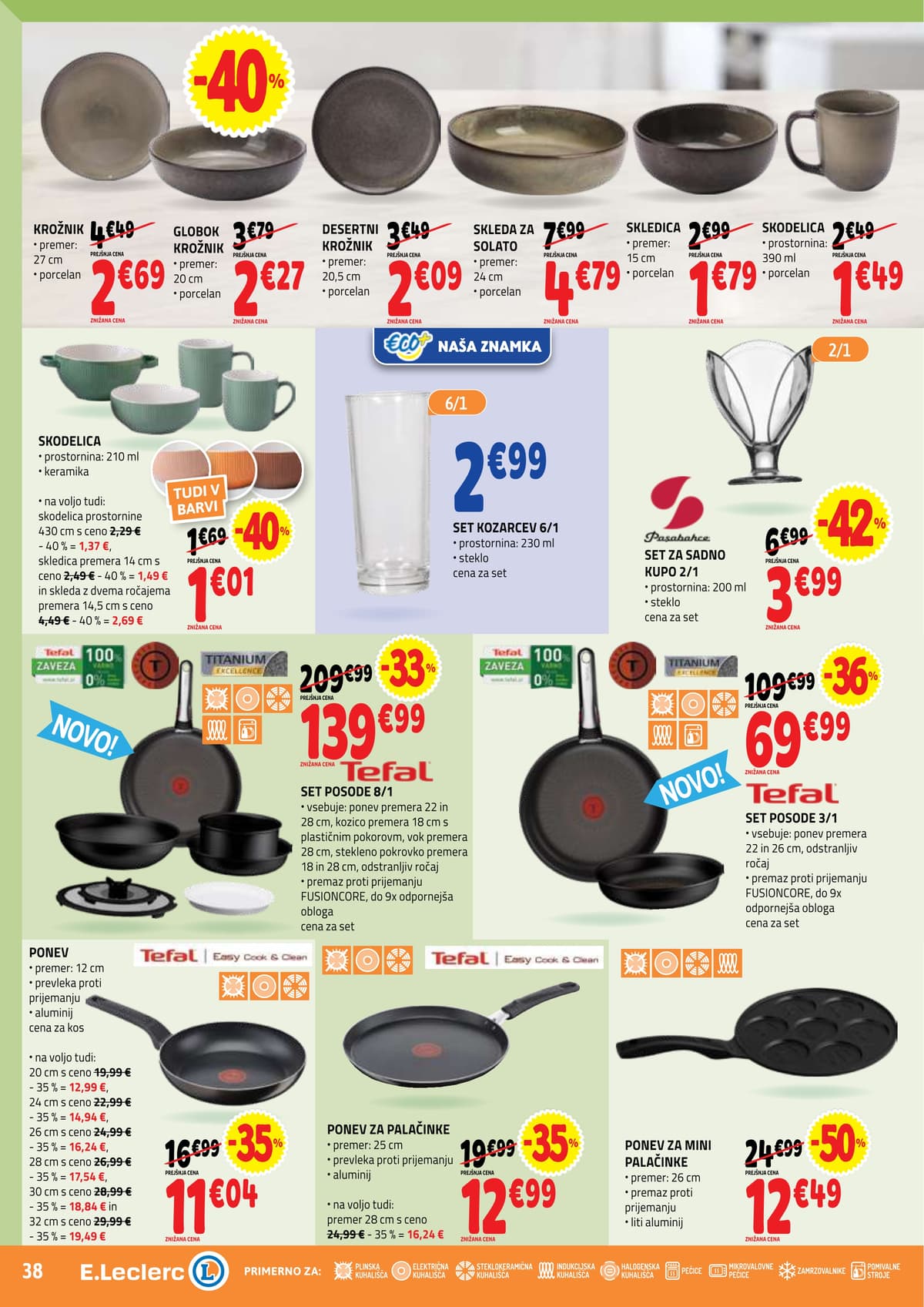 Stran 38. E.Leclerc kataloga - Akcijska Ponudba
