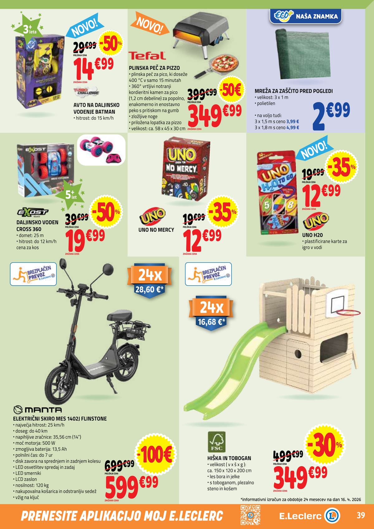 Stran 39. E.Leclerc kataloga - Akcijska Ponudba od 28.04.2026.