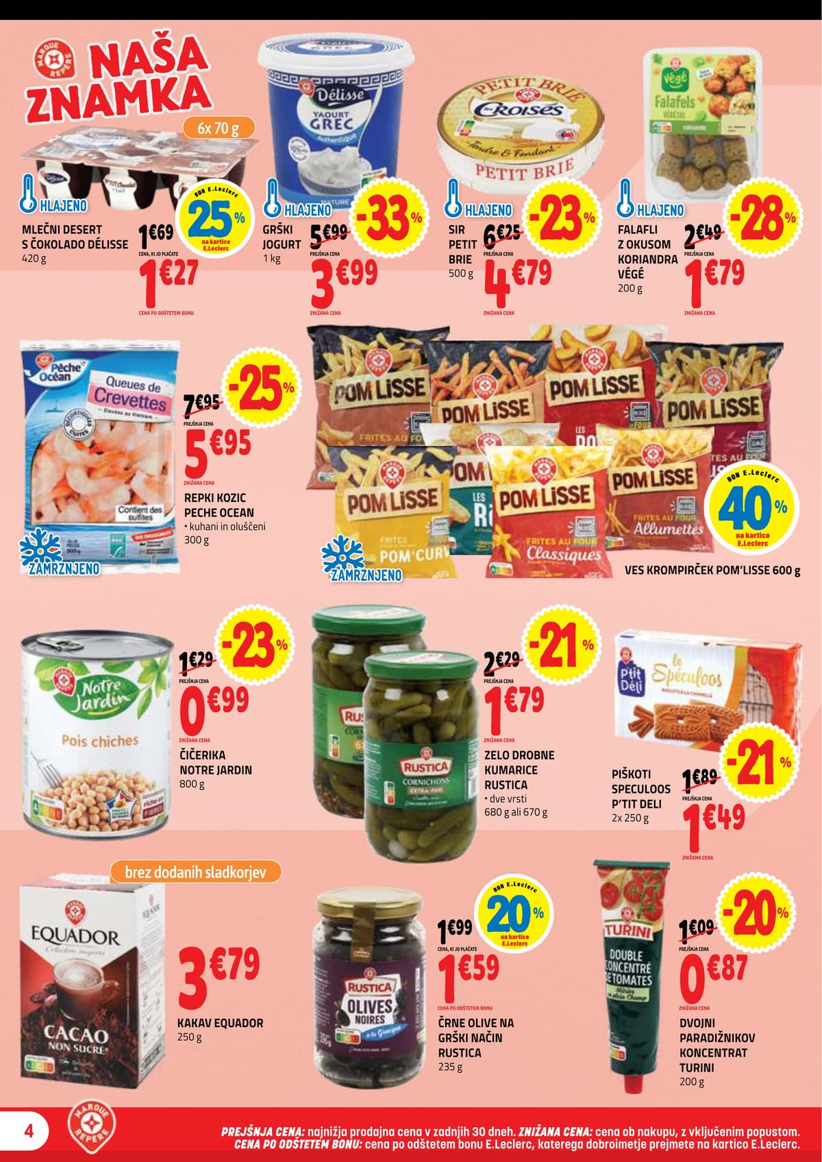 Stran 4. E.Leclerc kataloga - Akcijska Ponudba