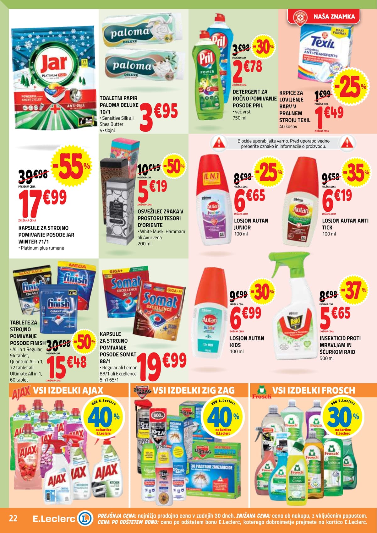 Stran 22. E.Leclerc kataloga - Akcijska Ponudba