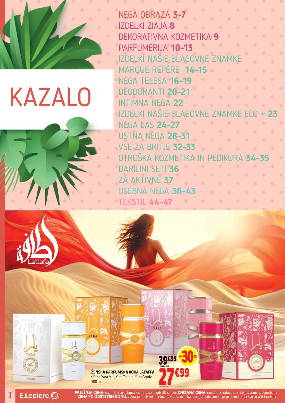 Stran 2. E.Leclerc kataloga - Kozmetika od 05.05.2026.