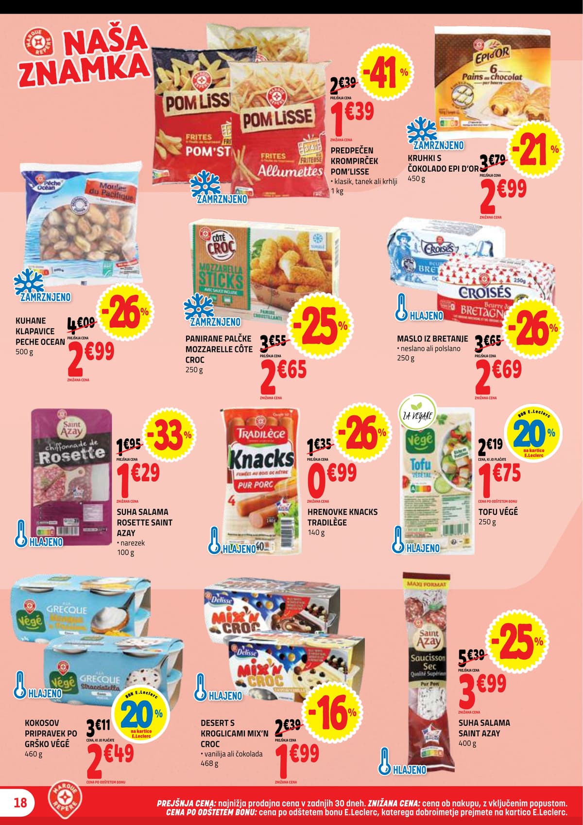 Stran 18. E.Leclerc kataloga - Akcijska Ponudba