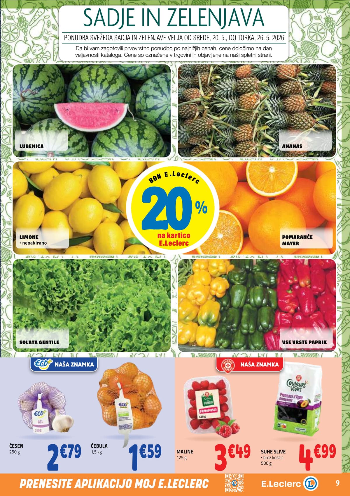 Stran 9. E.Leclerc kataloga - Akcijska Ponudba