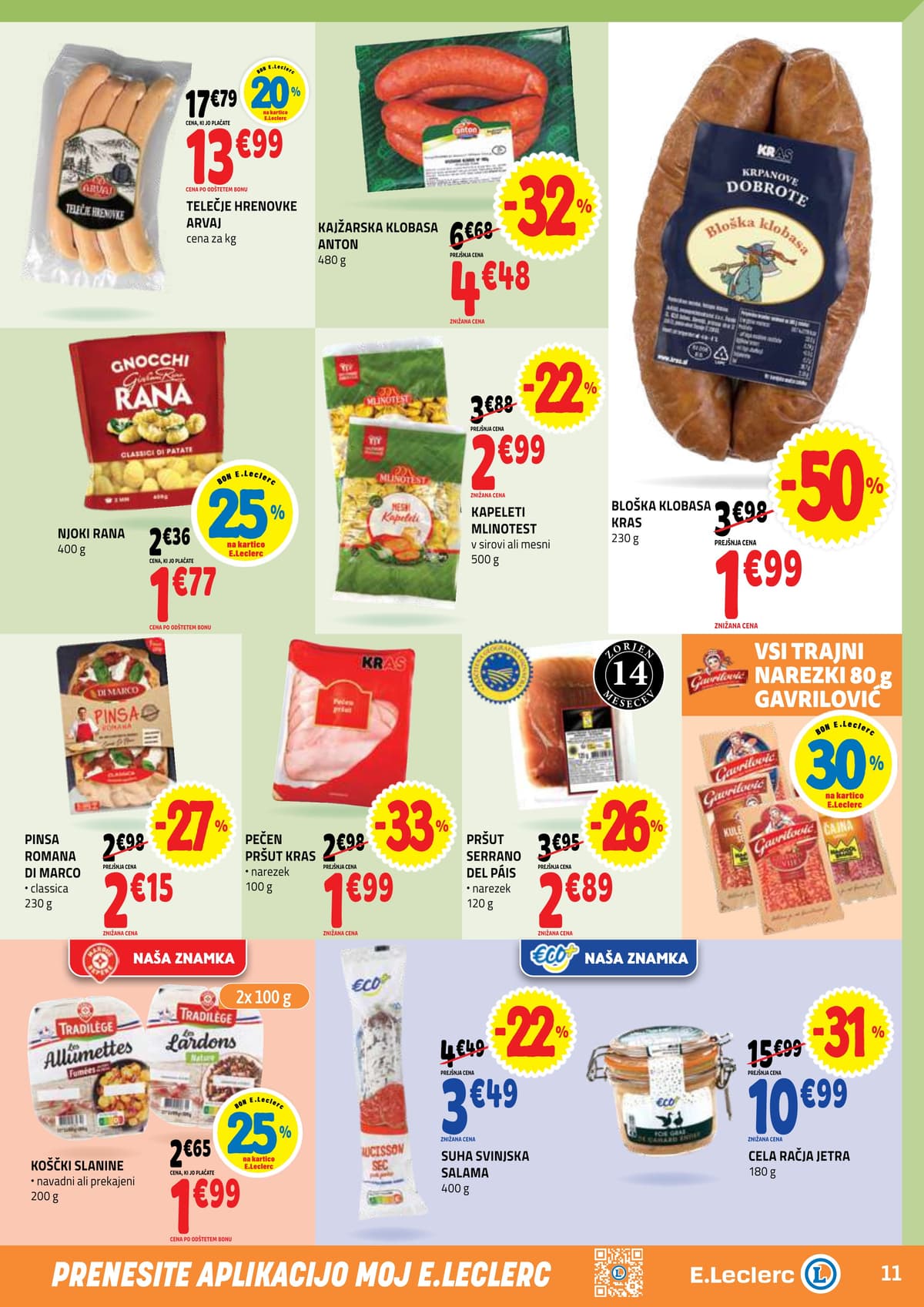 Stran 11. E.Leclerc kataloga - Akcijska Ponudba