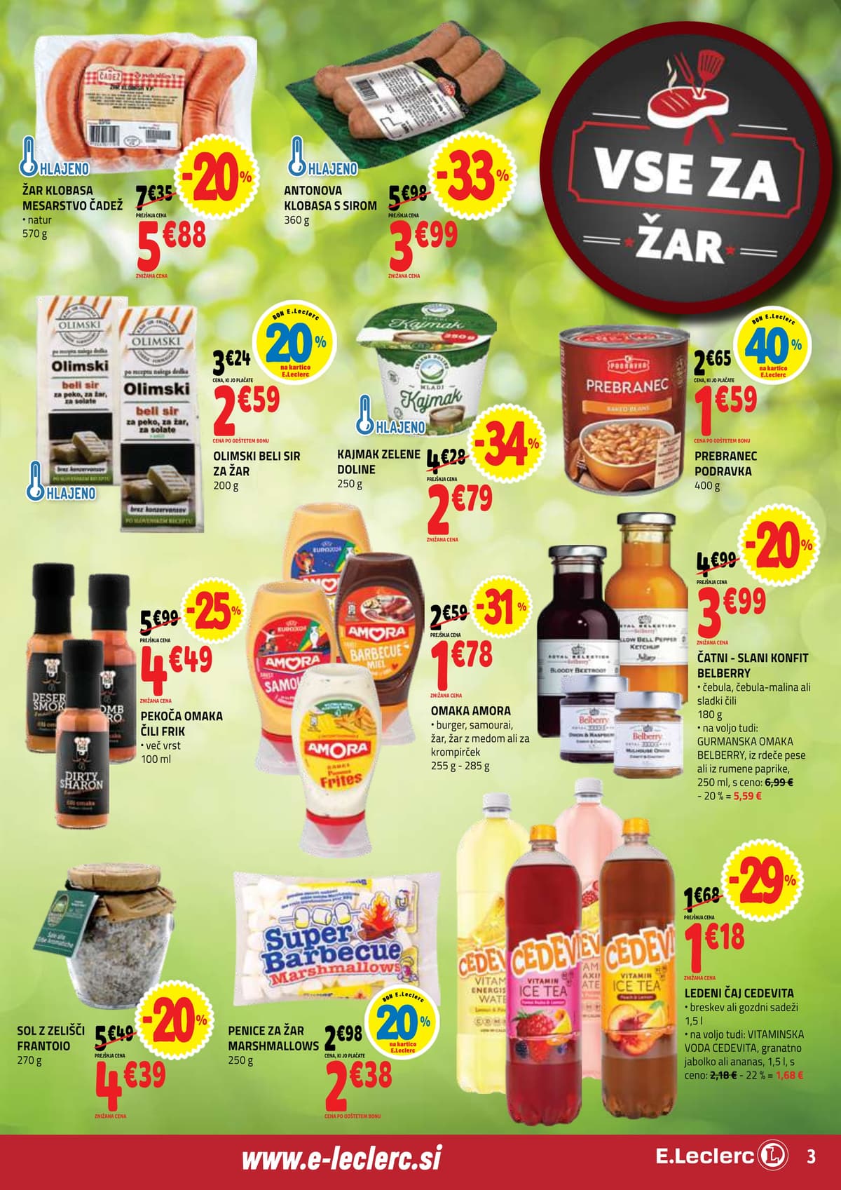Stran 3. E.Leclerc kataloga - Akcijska Ponudba