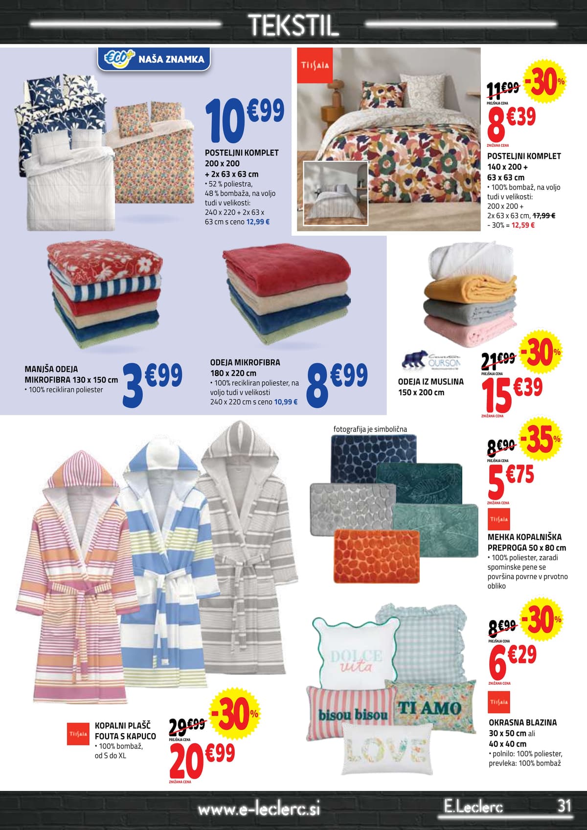 Stran 31. E.Leclerc kataloga - Akcijska Ponudba