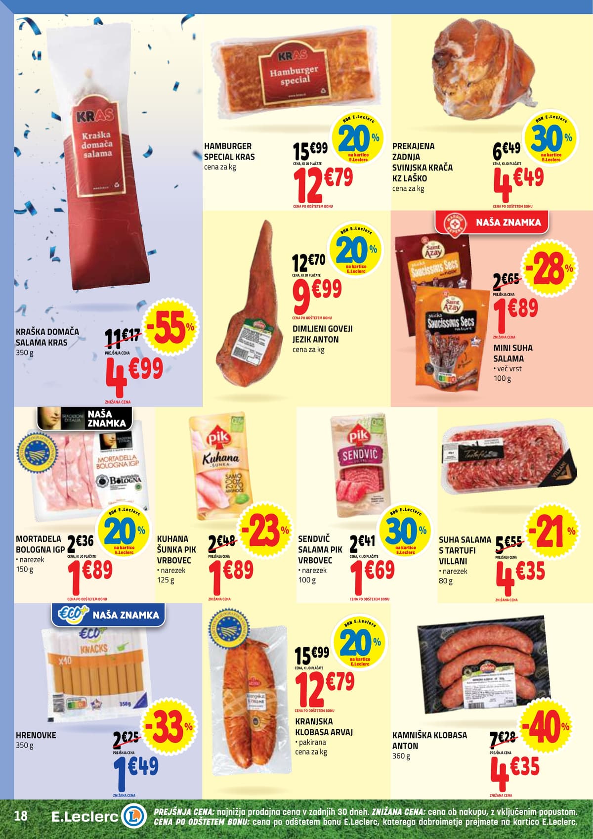 Stran 18. E.Leclerc kataloga - Akcijska Ponudba