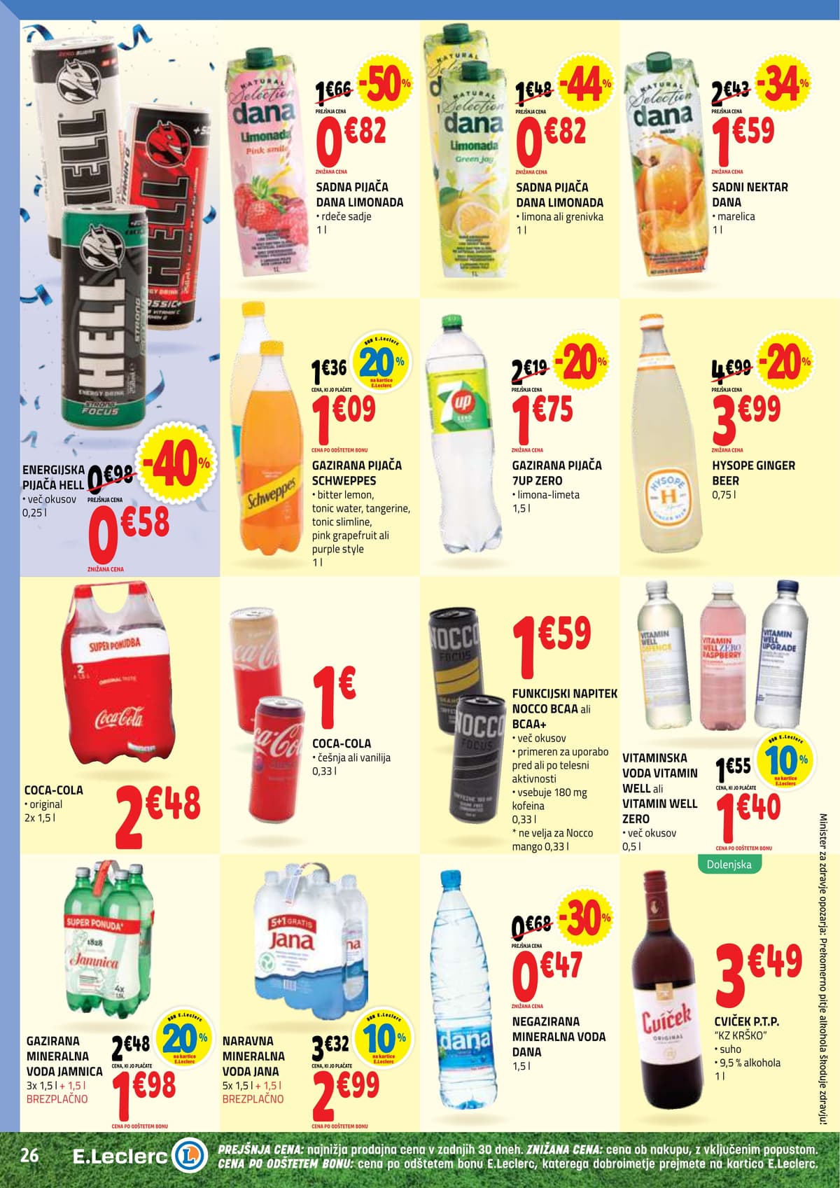Stran 26. E.Leclerc kataloga - Akcijska Ponudba