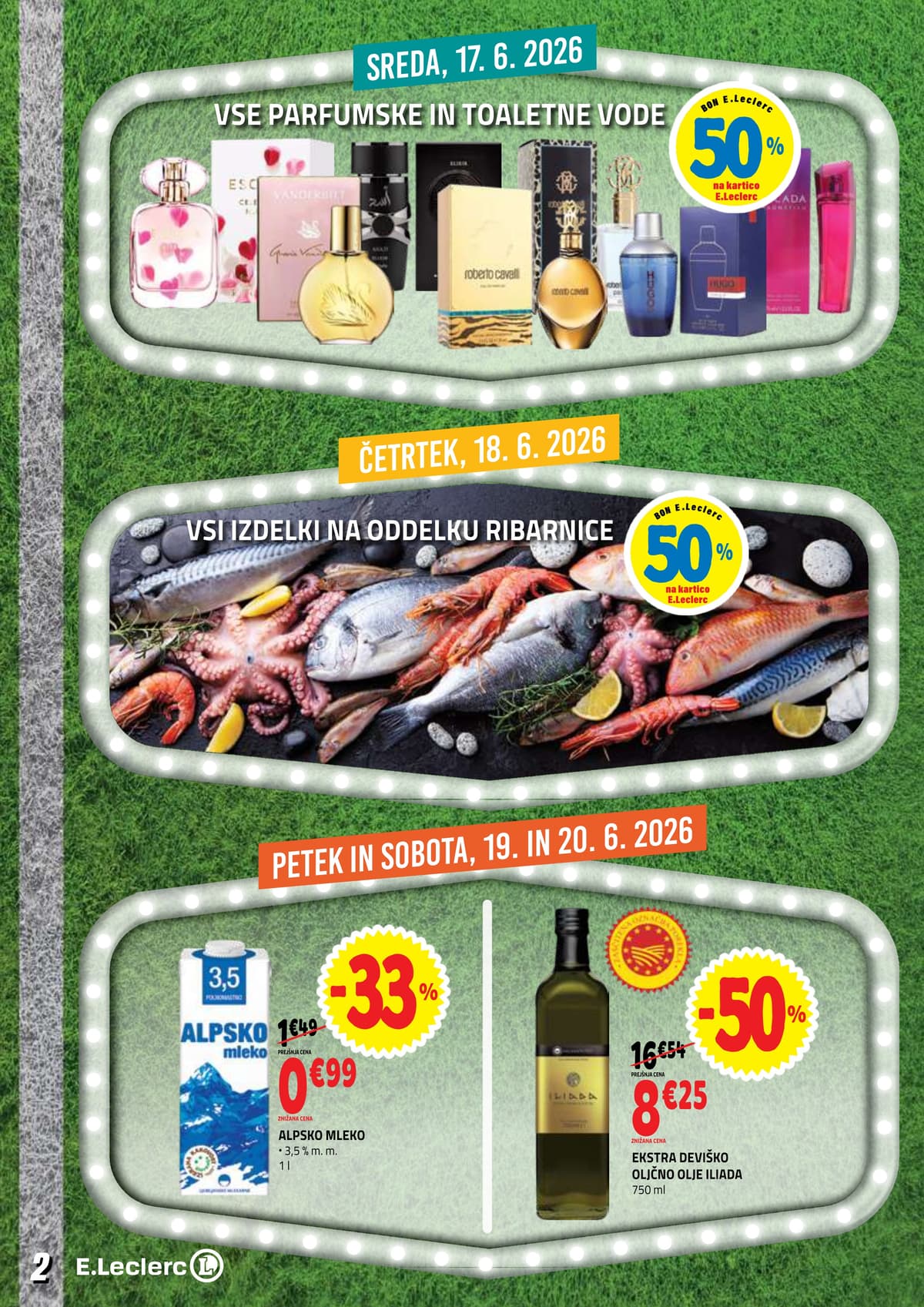 Stran 2. E.Leclerc kataloga - Akcijska Ponudba od 15.06.2026