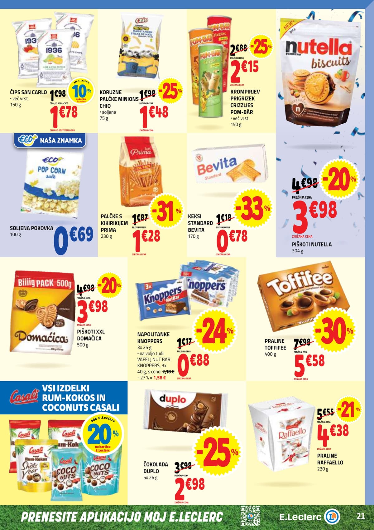 Stran 21. E.Leclerc kataloga - Akcijska Ponudba