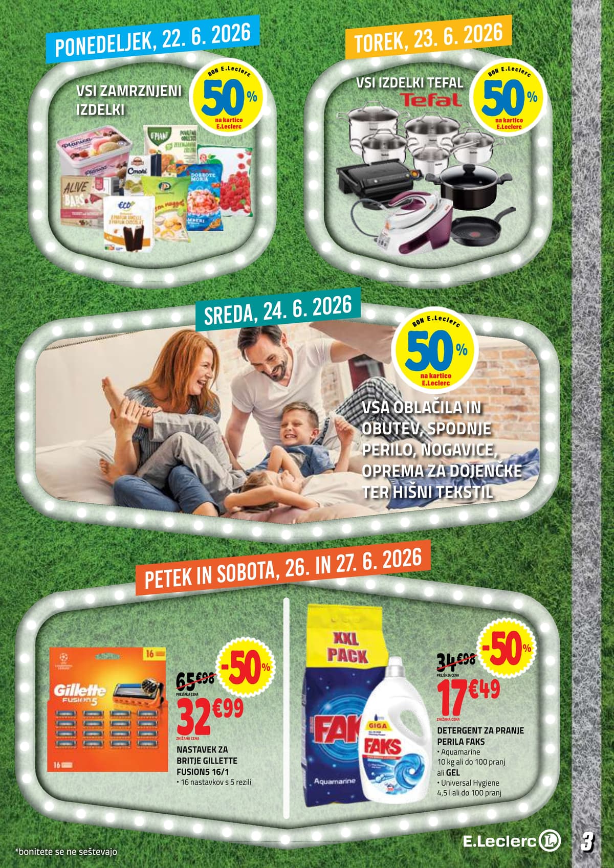Stran 3. E.Leclerc kataloga - Akcijska Ponudba od 15.06.2026