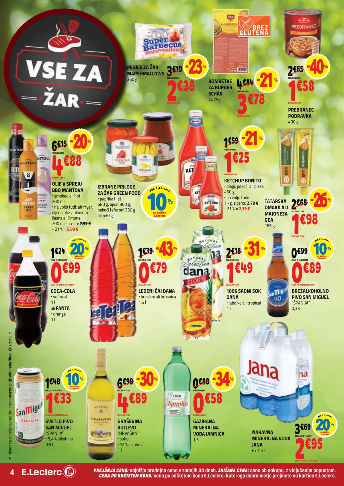 Stran 4. E.Leclerc kataloga - Akcijska Ponudba od 23.06.2026