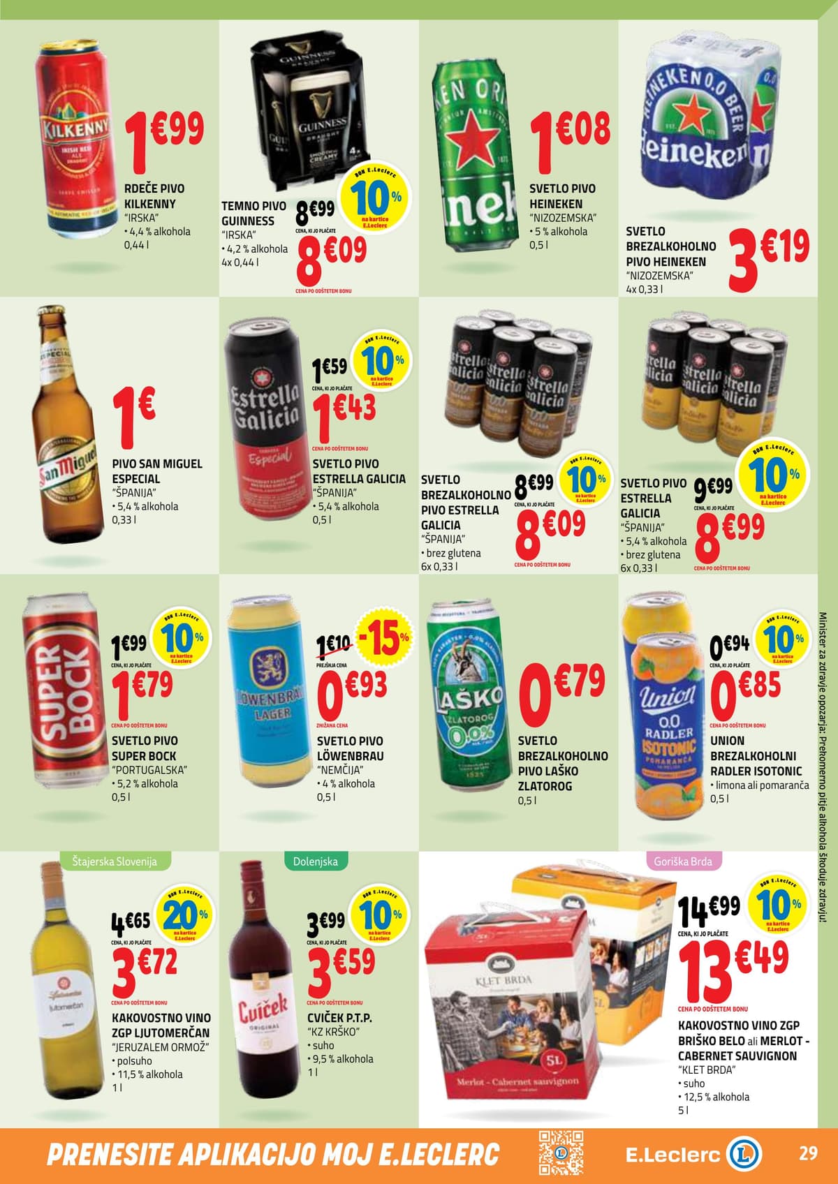 Stran 29. E.Leclerc kataloga - Akcijska Ponudba