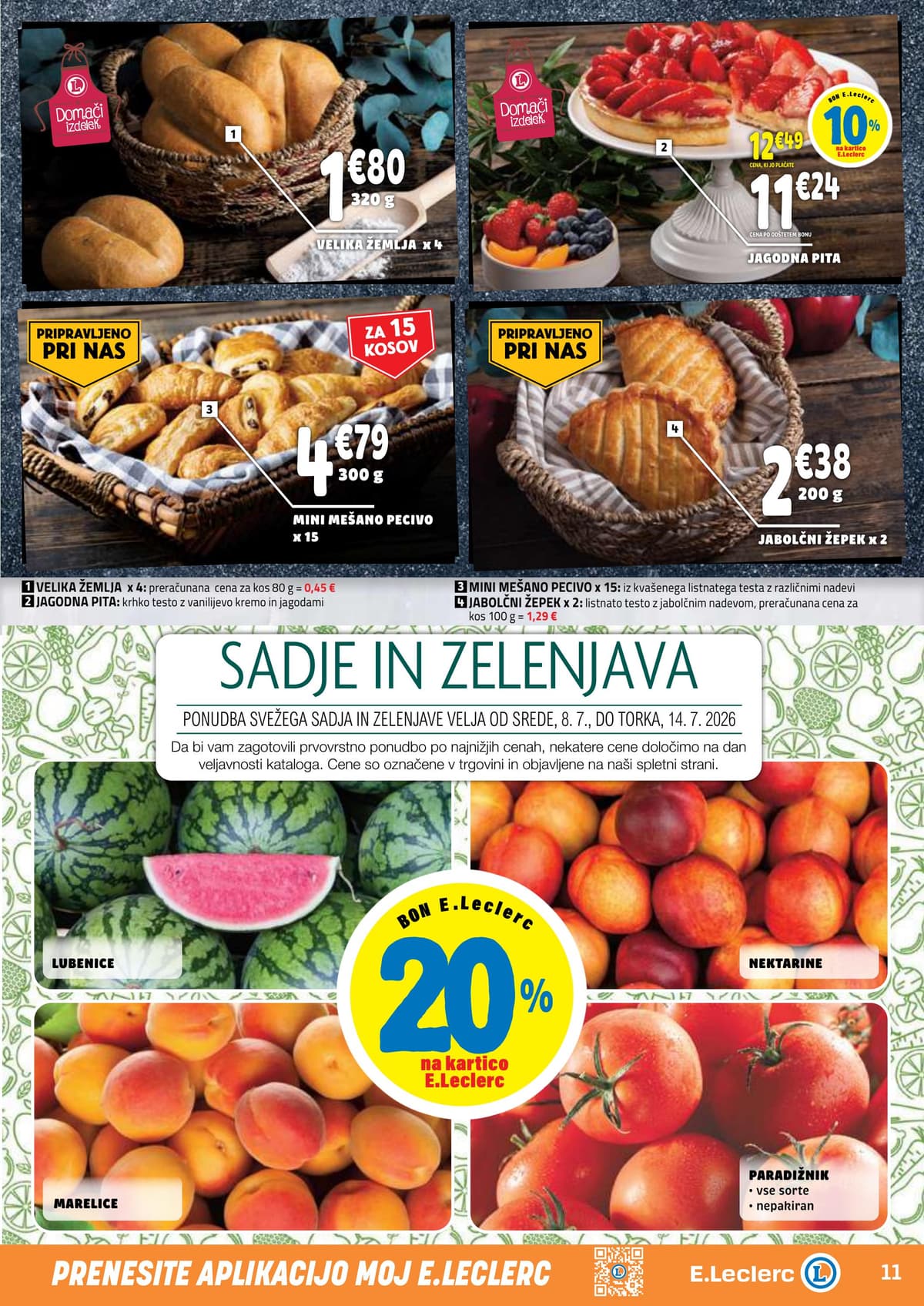 Stran 11. E.Leclerc kataloga - Akcijska Ponudba od 06.07.2026