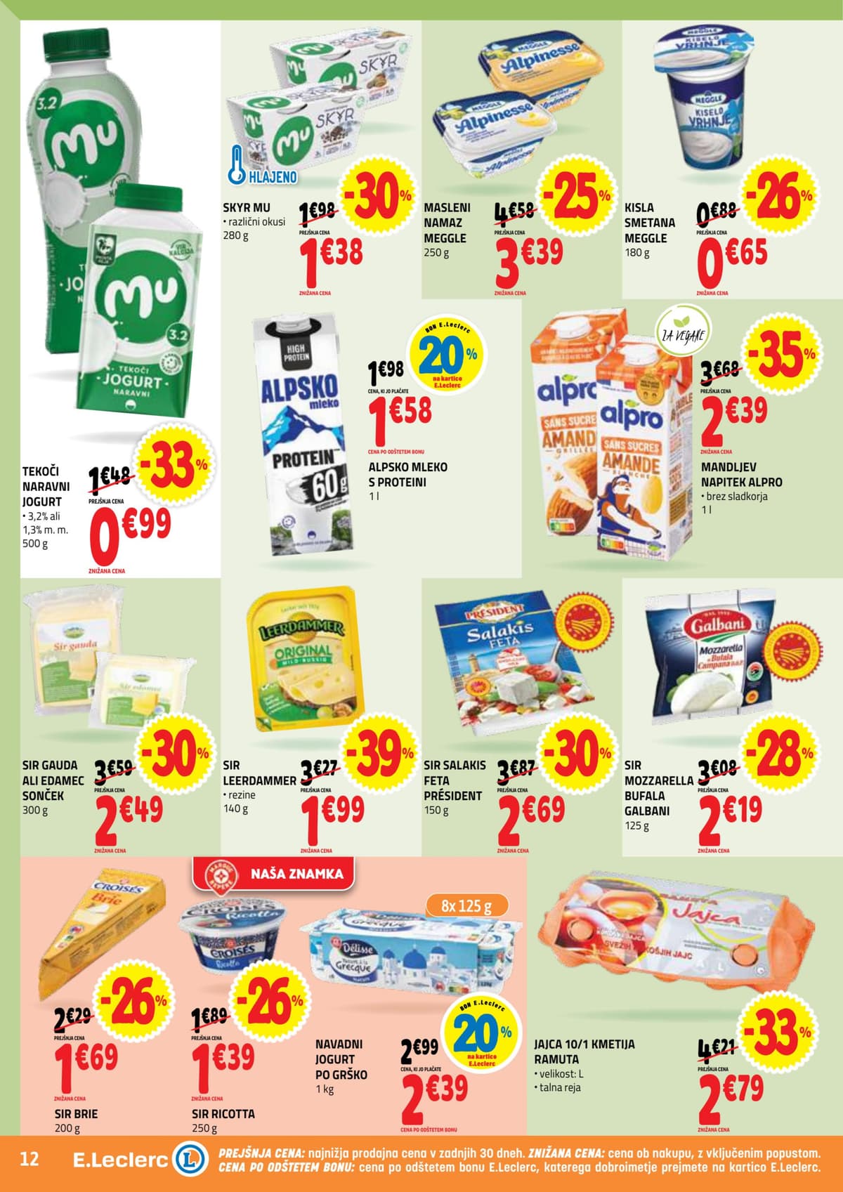 Stran 12. E.Leclerc kataloga - Akcijska Ponudba