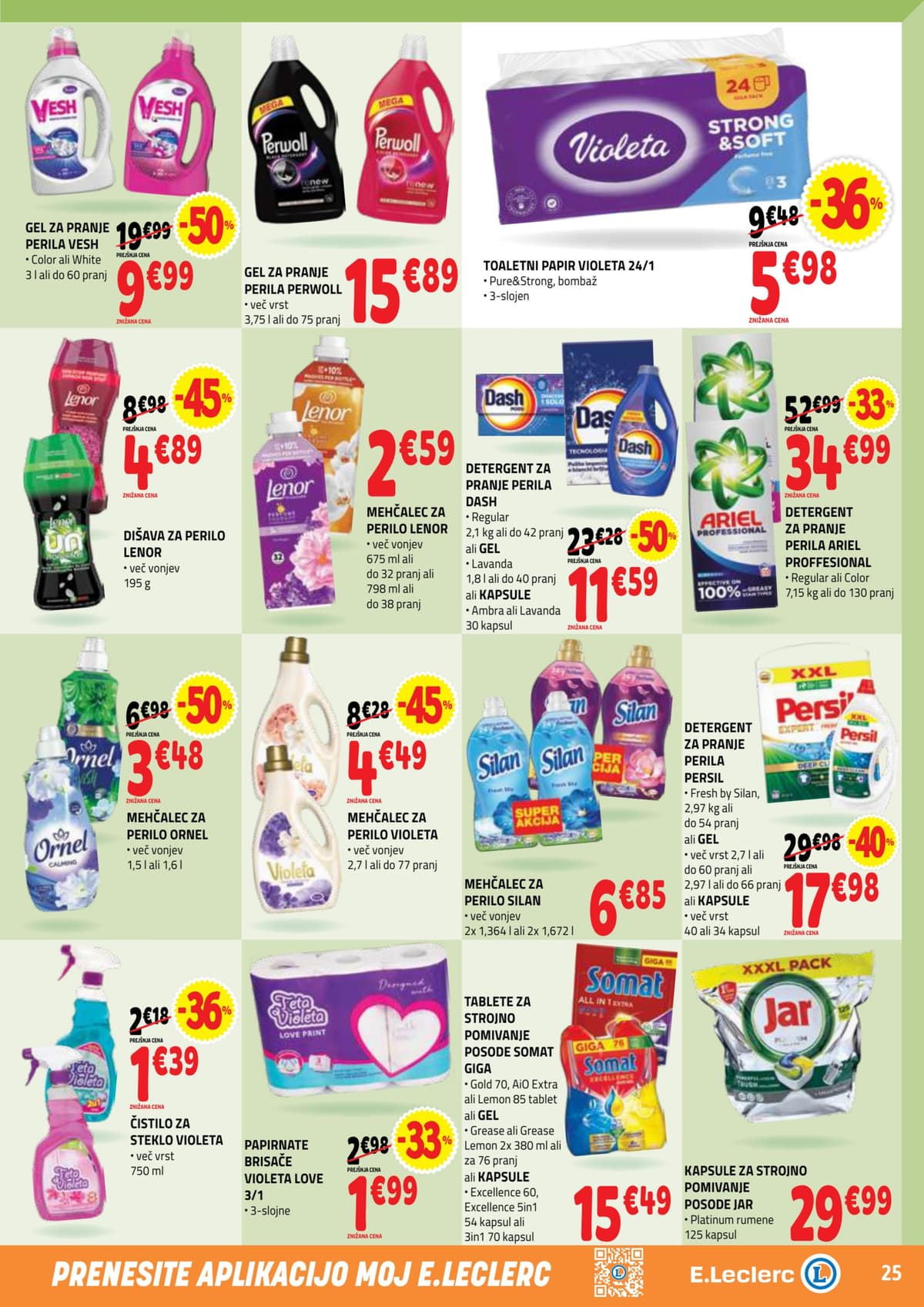 Stran 25. E.Leclerc kataloga - Akcijska Ponudba