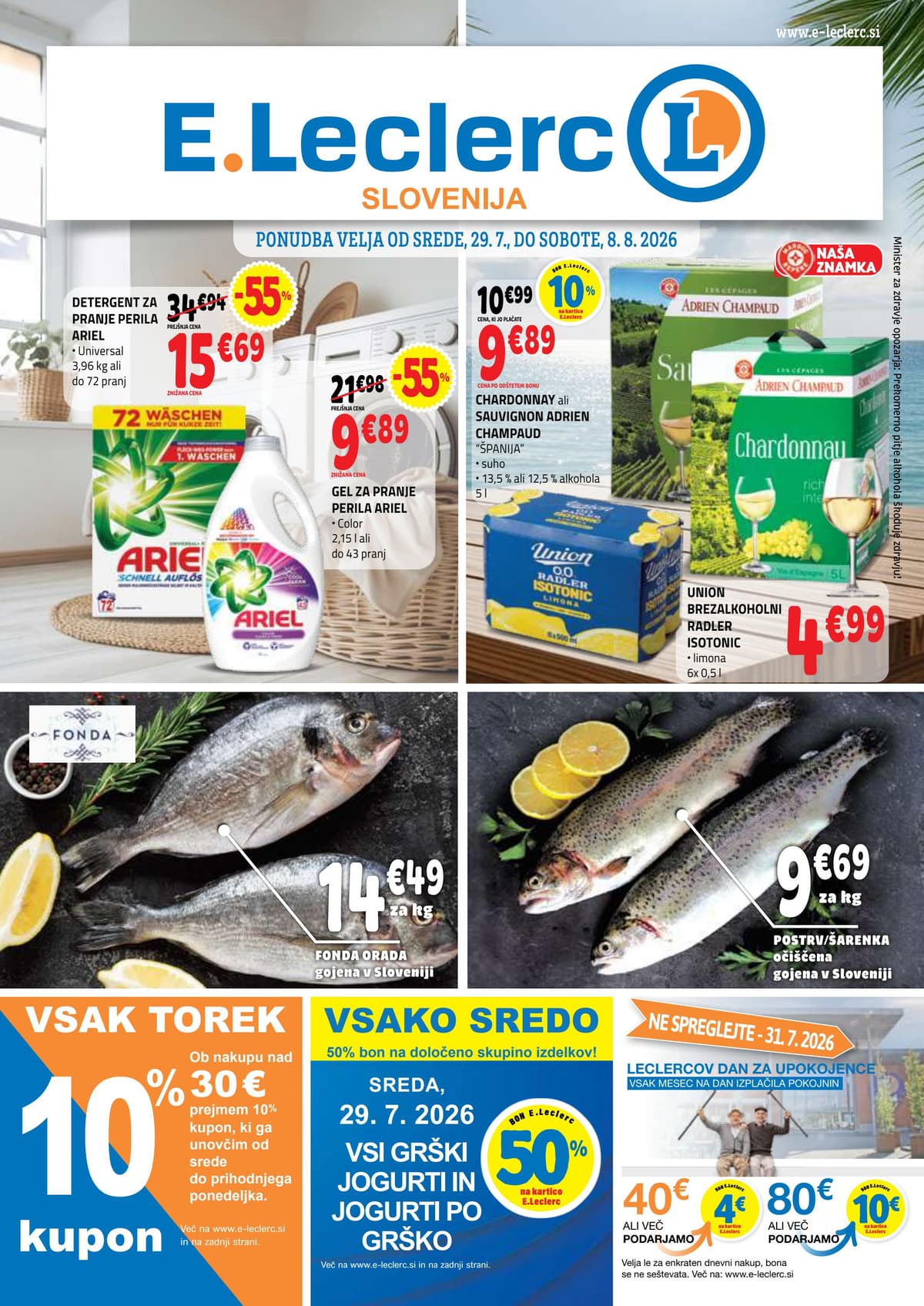 Stran 1. E.Leclerc kataloga - Akcijska Ponudba
